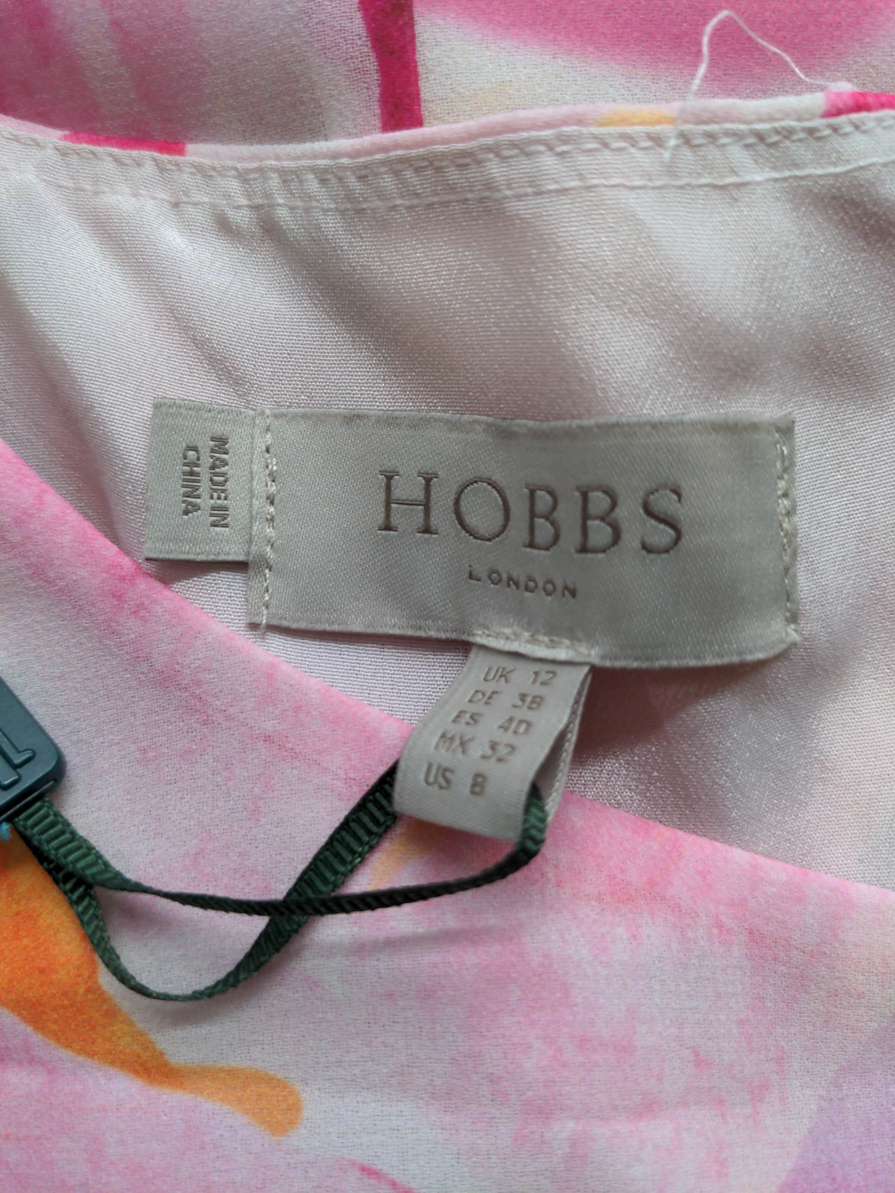 Hobbs Skater Midi Dress UK12 in Multi - Image 5