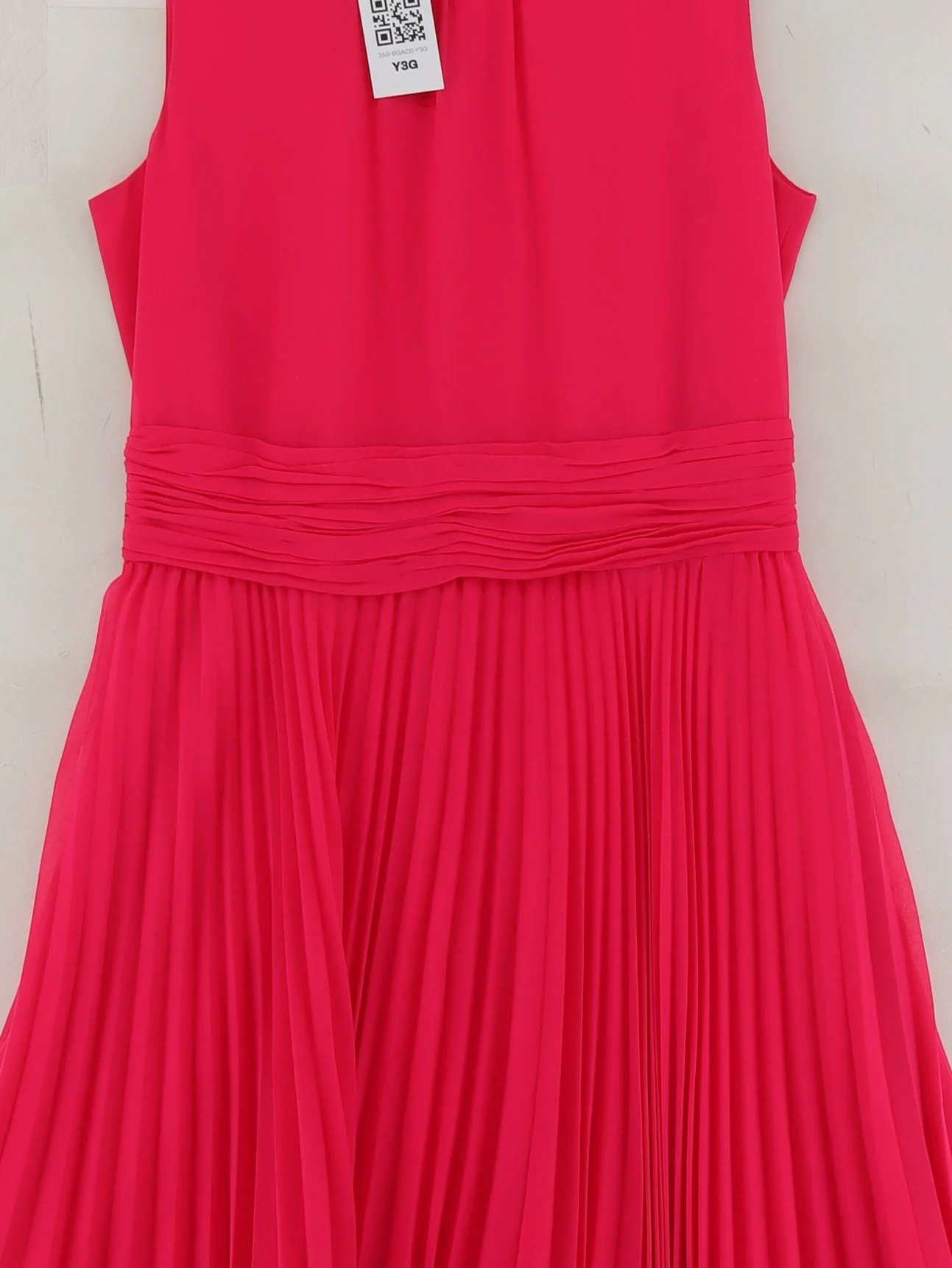 Hobbs Skater Midi Dress UK8 in Pink - Image 3