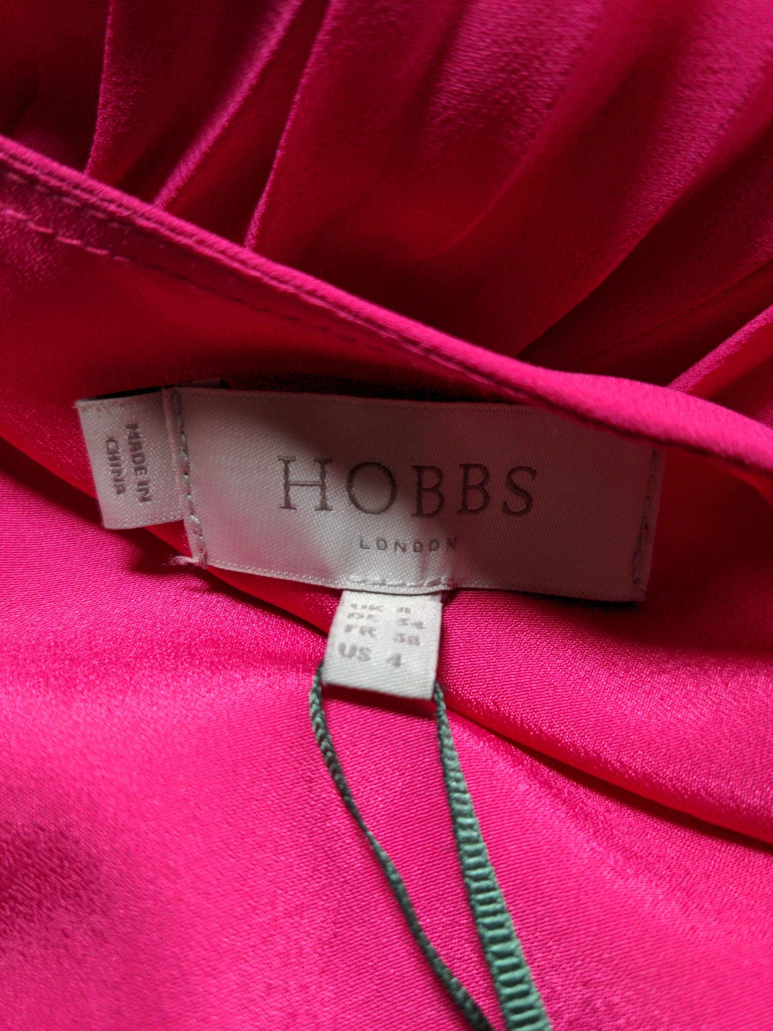 Hobbs Skater Midi Dress UK8 in Pink - Image 5