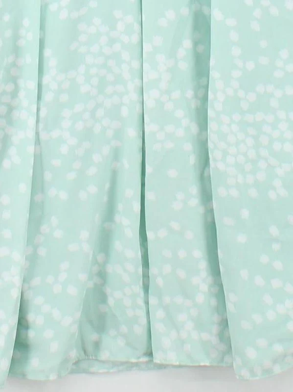 Hobbs Skater Mini Dress UK14 in Green - Image 4