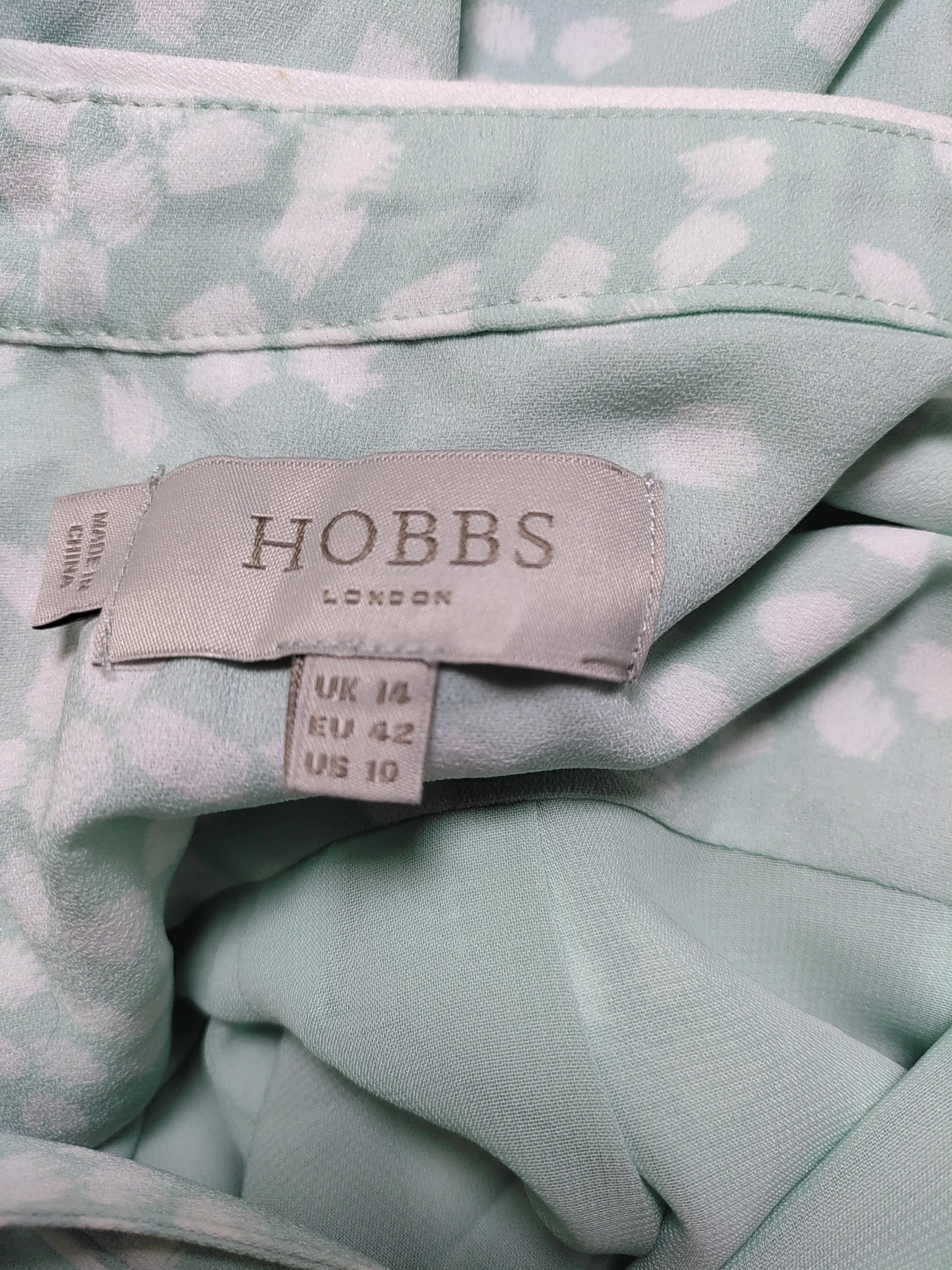 Hobbs Skater Mini Dress UK14 in Green - Image 5