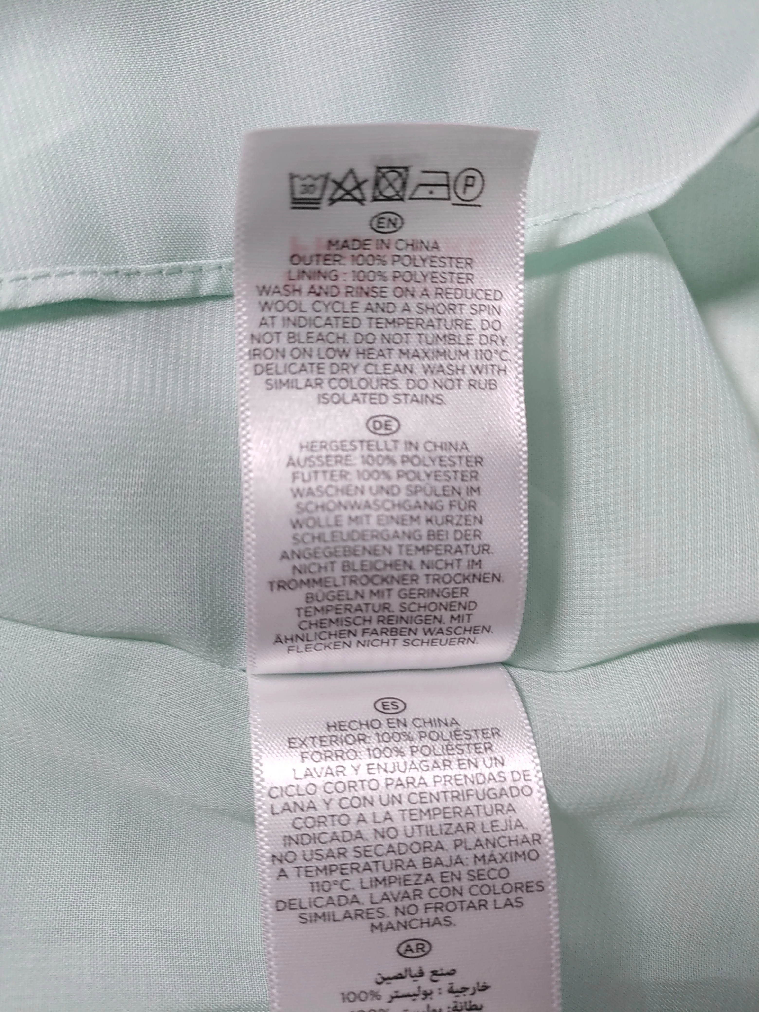 Hobbs Skater Mini Dress UK14 in Green - Image 6