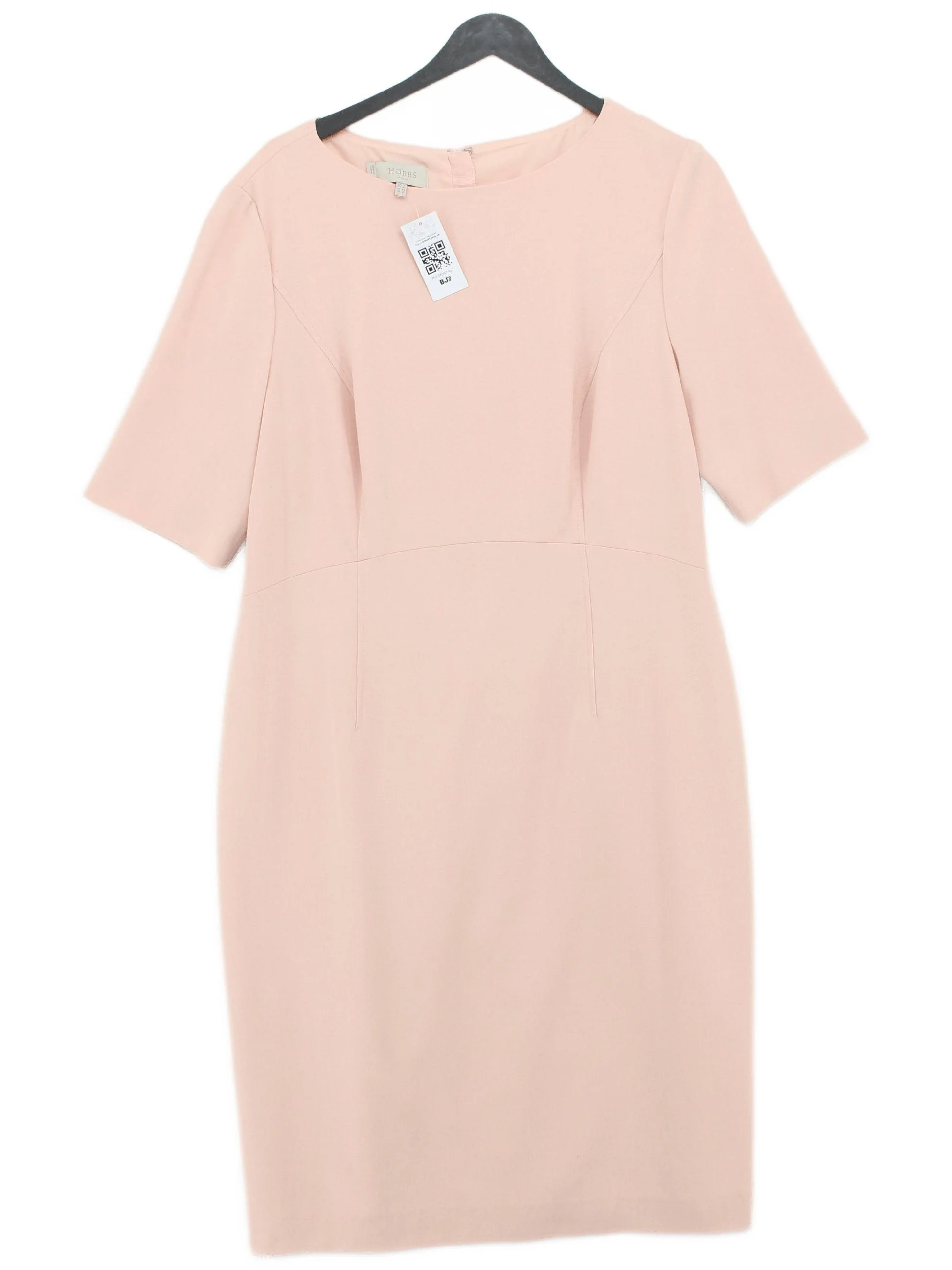 Hobbs T-Shirt Midi Dress UK16 in Pink