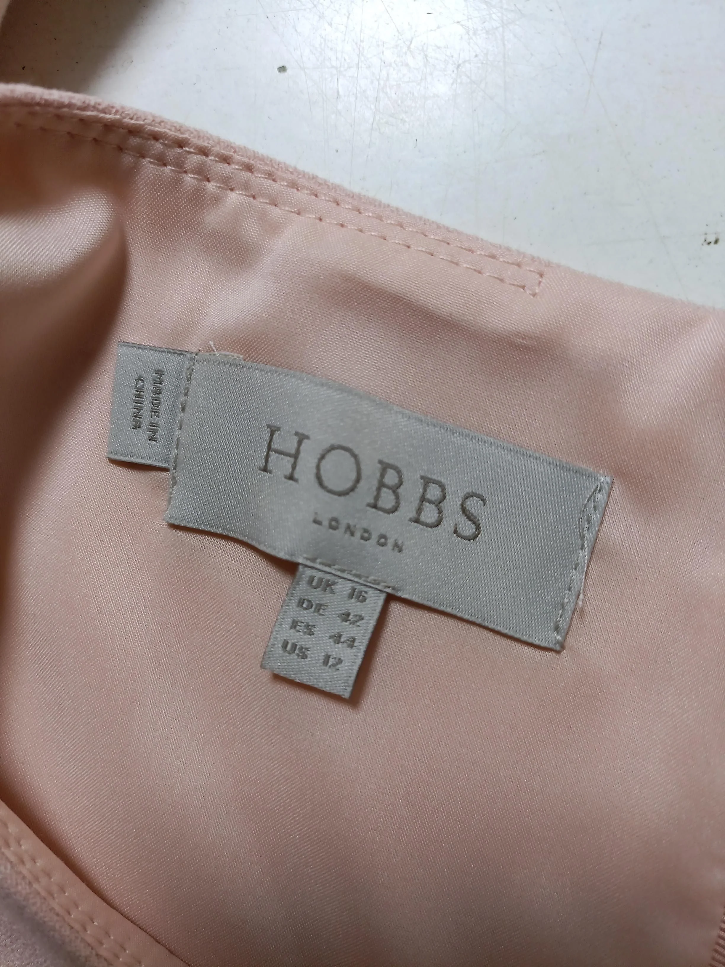 Hobbs T-Shirt Midi Dress UK16 in Pink - Image 5
