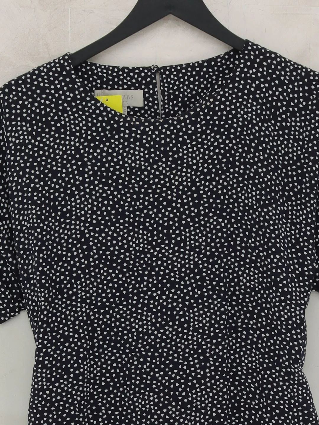 Hobbs T-Shirt Mini Dress UK10 in Black - Image 3
