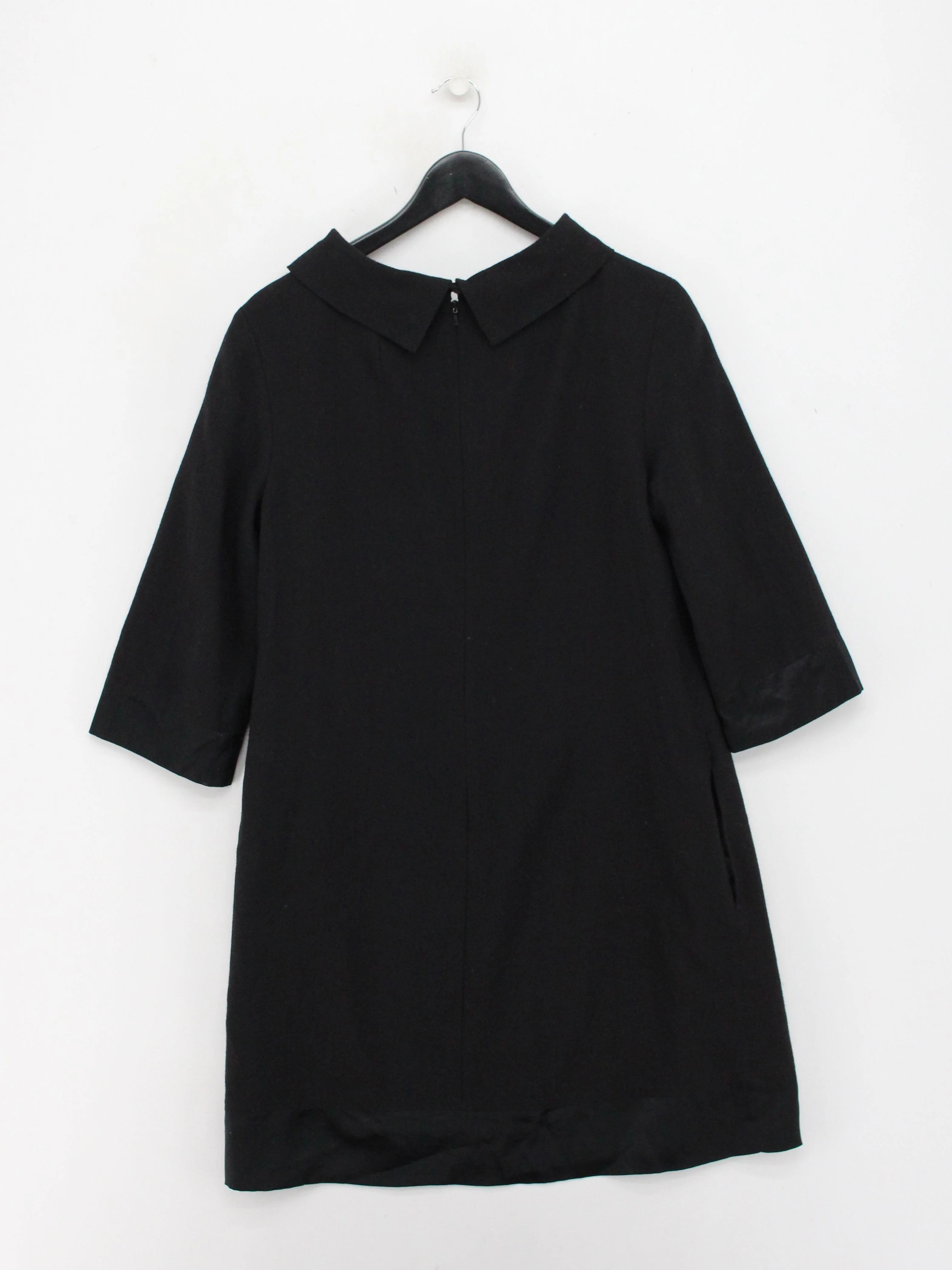 Hobbs T-Shirt Mini Dress UK12 in Black - Image 2
