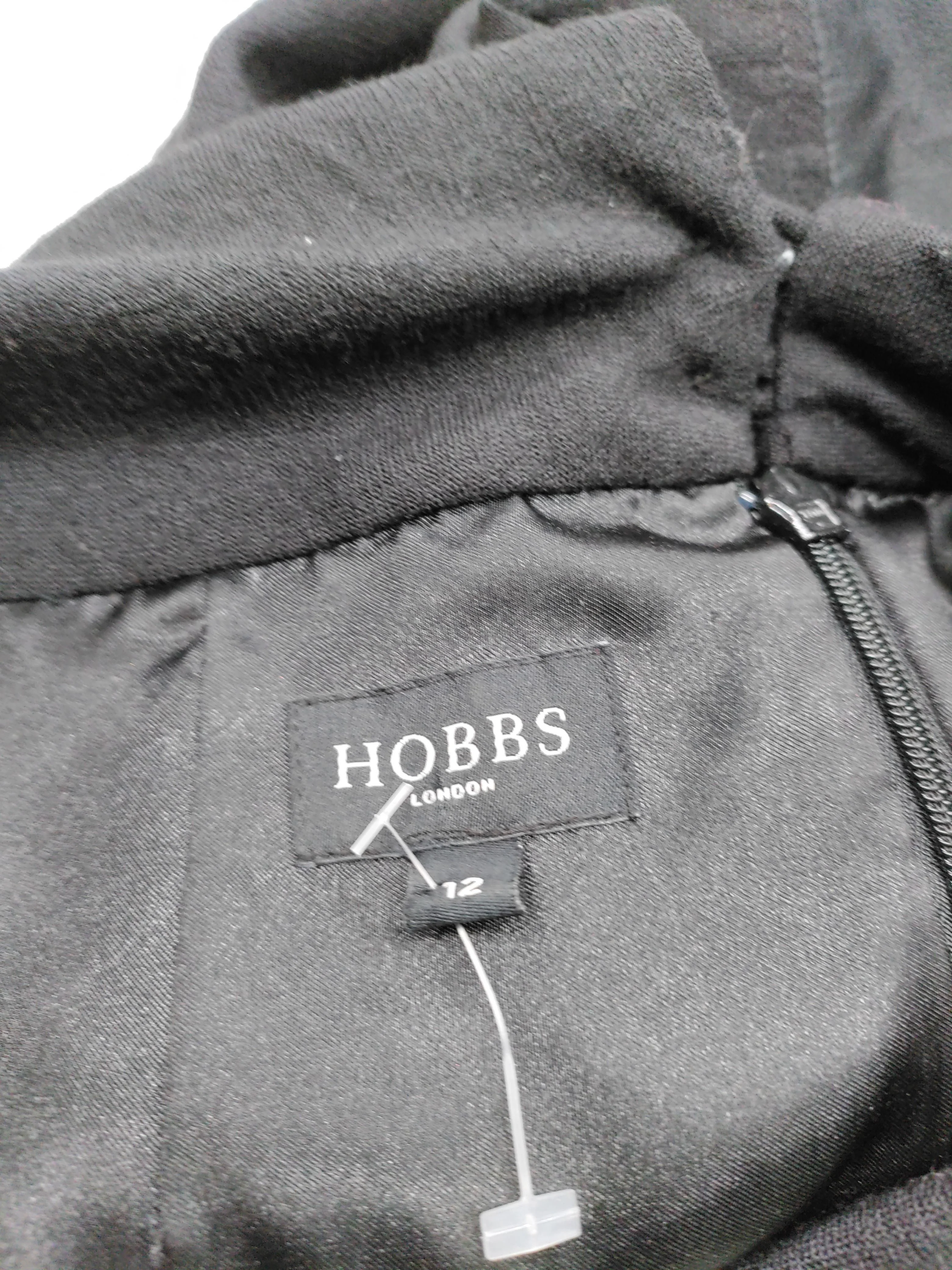 Hobbs T-Shirt Mini Dress UK12 in Black - Image 5