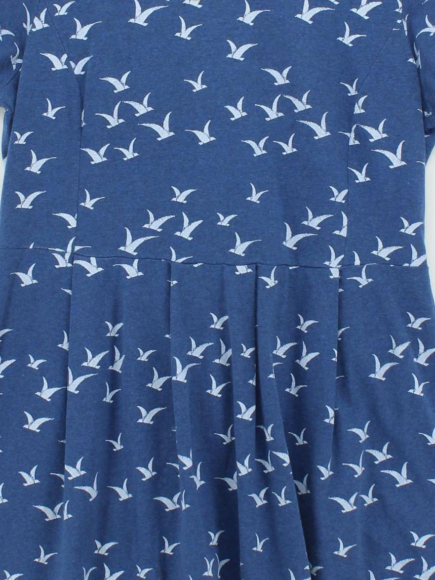 Hobbs T-Shirt Mini Dress UK14 in Blue - Image 3