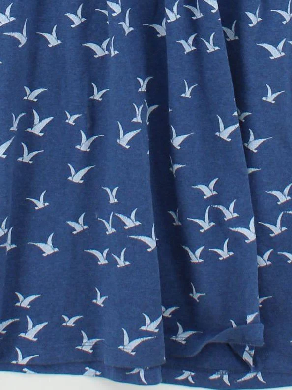 Hobbs T-Shirt Mini Dress UK14 in Blue - Image 4
