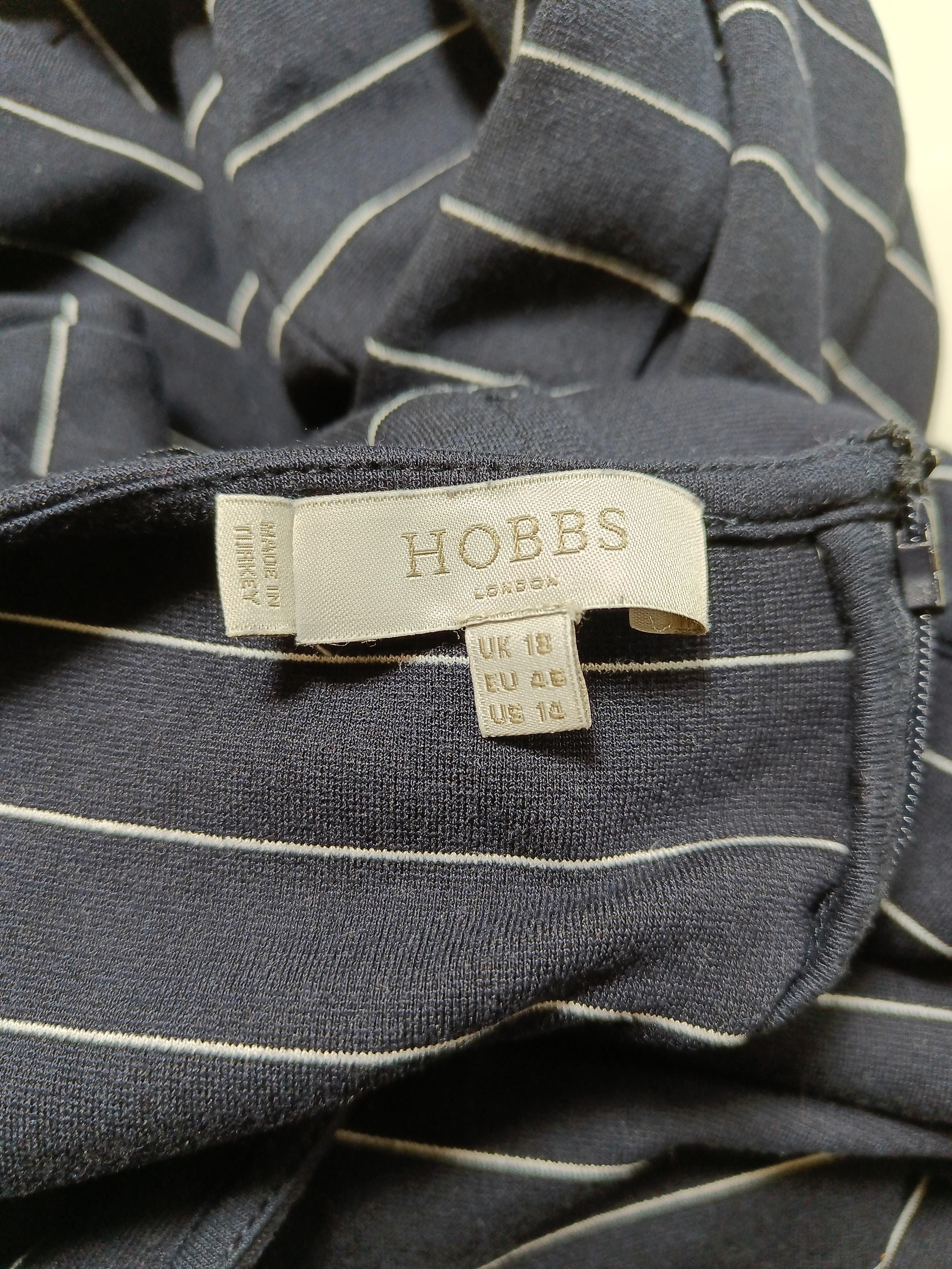 Hobbs T-Shirt Mini Dress UK18 in Blue - Image 5