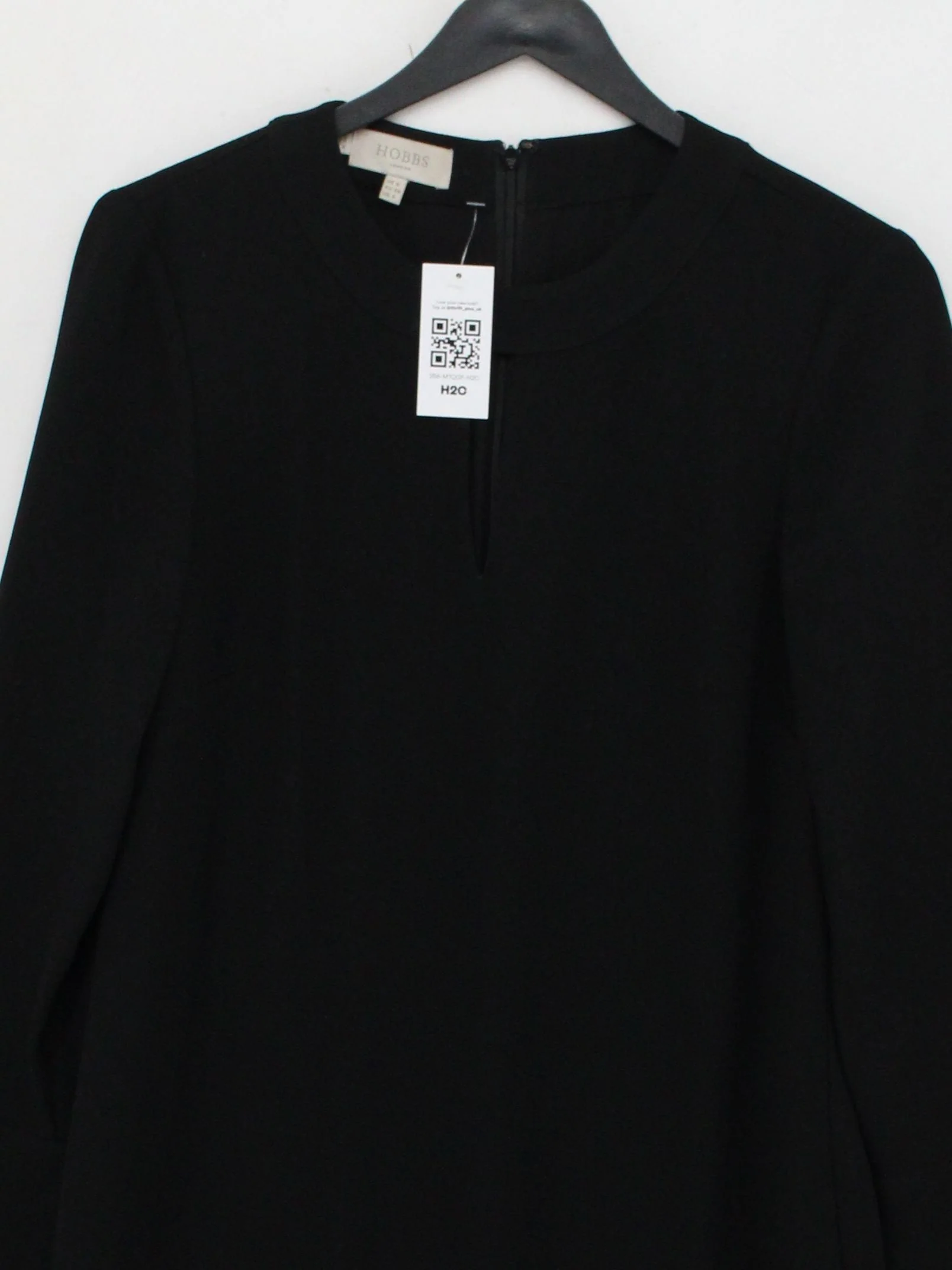 Hobbs T-Shirt Mini Dress UK8 in Black - Image 3