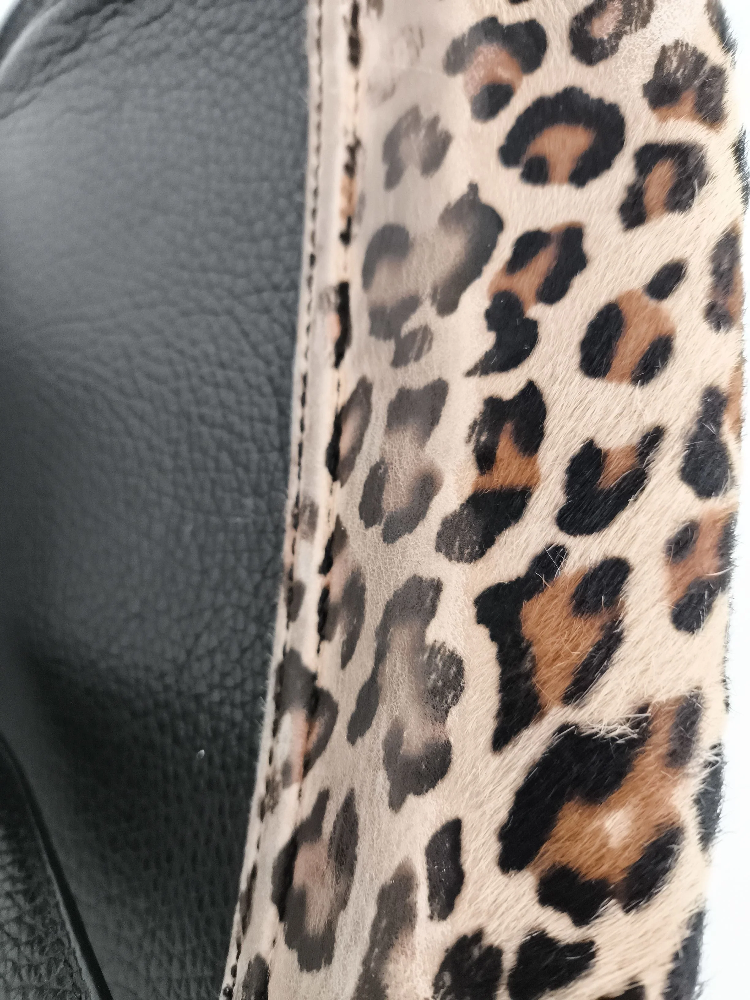 Hobbs Women's Bag Multi Animal Print Leather with Animal Fur Crossbody - Image 6