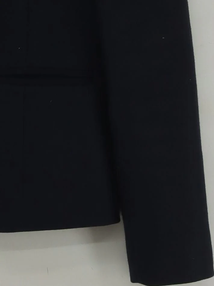 Hobbs Women's Blazer UK 12 Black Polyester with Wool, Cotton, Viscose Overcoat - Image 4