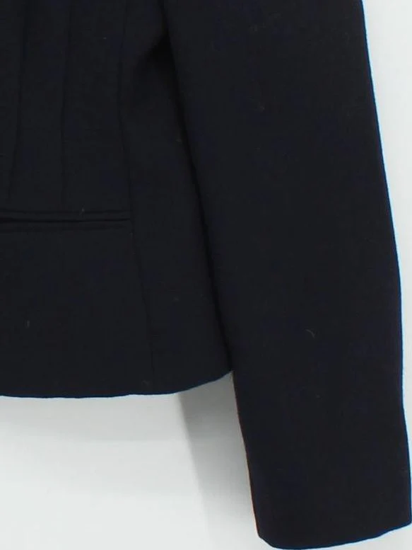 Hobbs Women's Blazer UK 16 Black Wool with Polyester, Viscose, Rayon Overcoat - Image 4