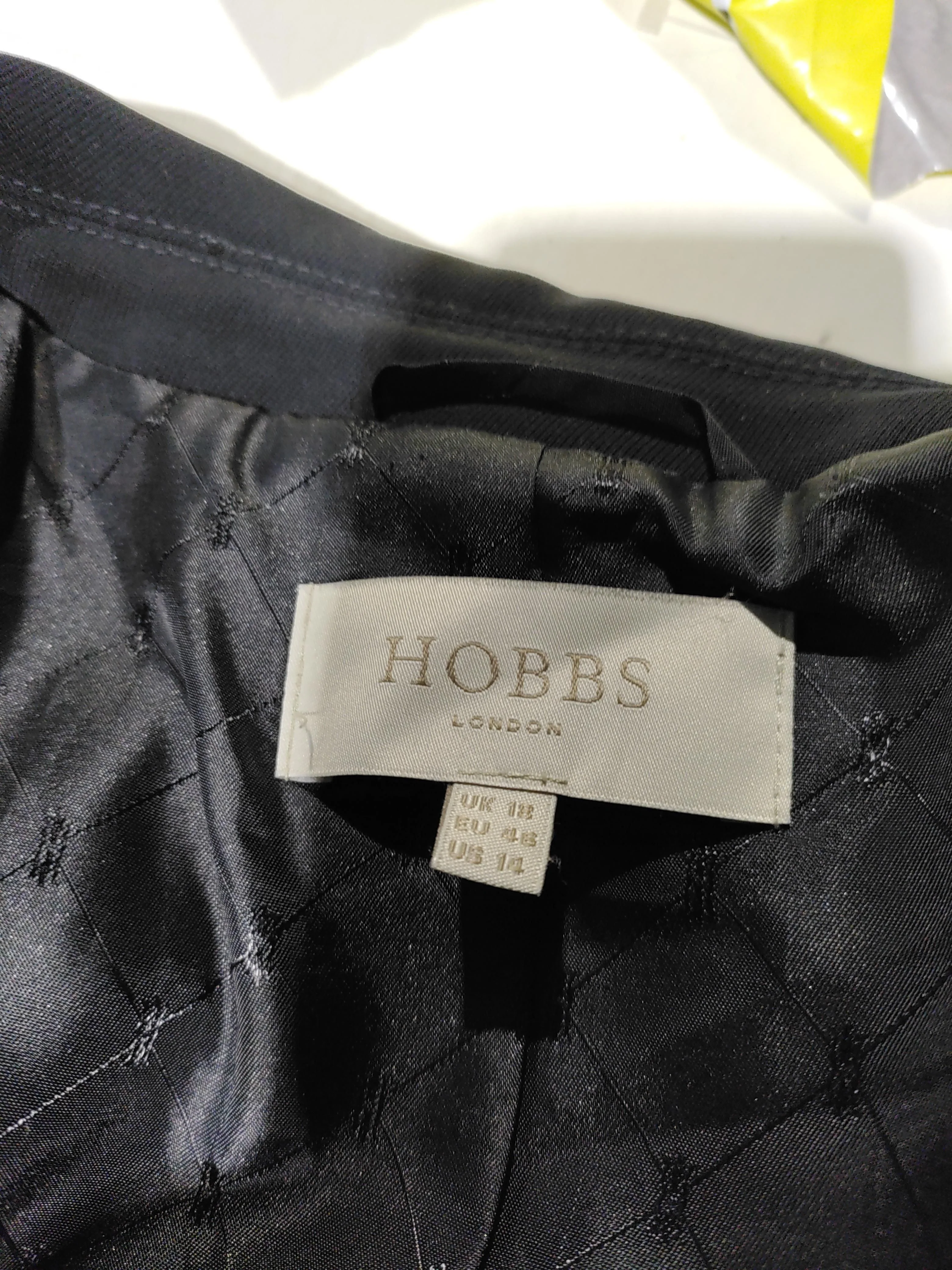 Hobbs Women's Blazer UK 18 Black 100% Polyester Overcoat - Image 5