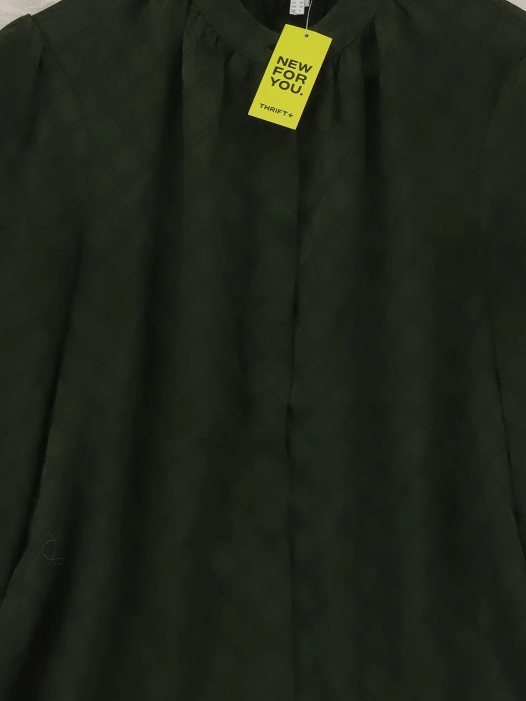 Hobbs Women's Blouse UK 10 Green 100% Polyester Basic - Image 3