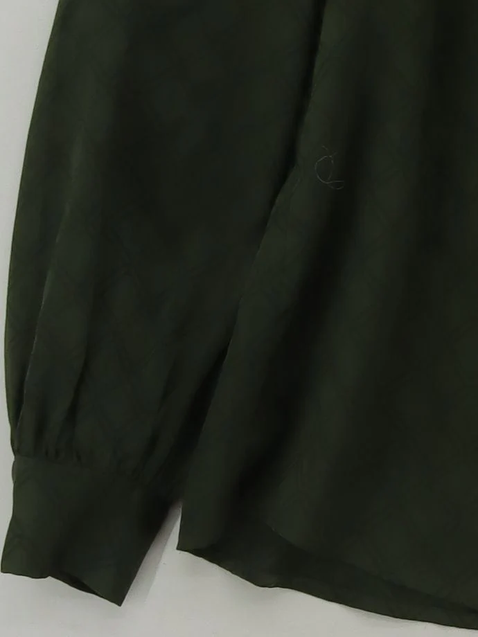 Hobbs Women's Blouse UK 10 Green 100% Polyester Basic - Image 4