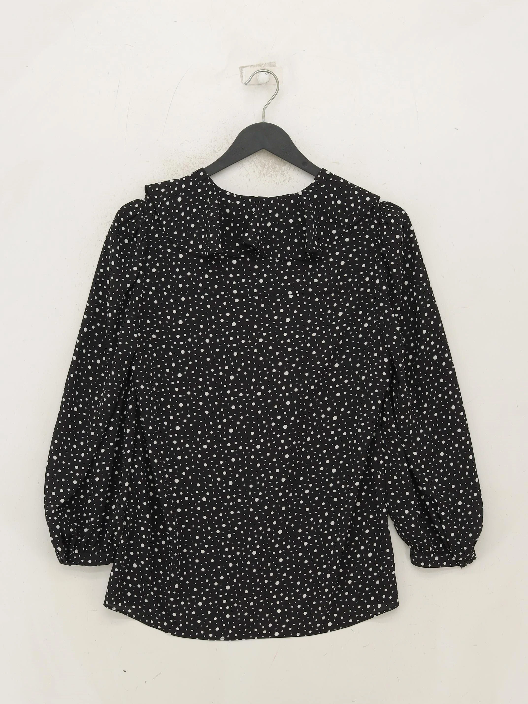 Hobbs Women's Blouse UK 6 Black 100% Polyester Basic New with tags - Image 2