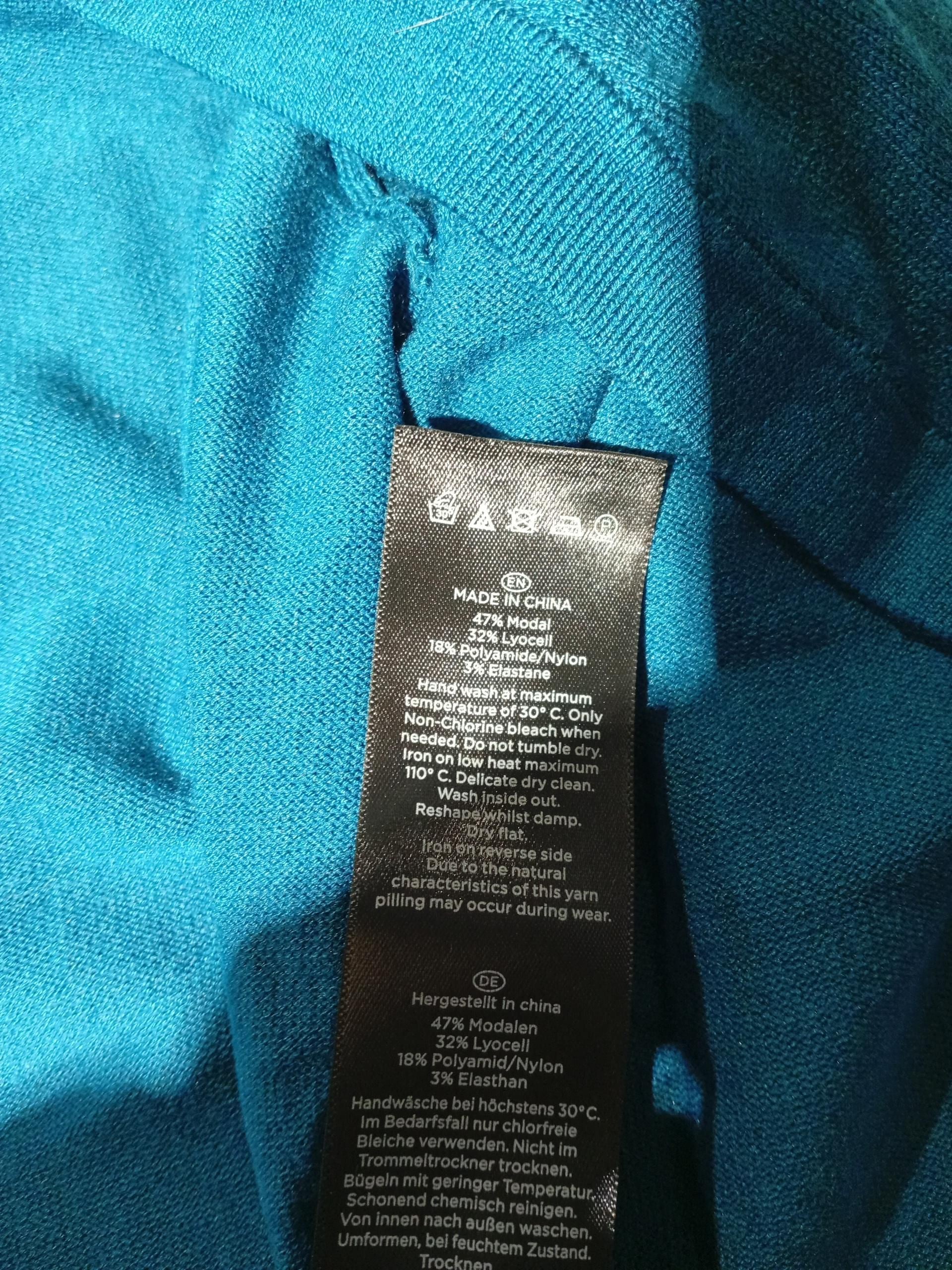 Hobbs Women's Cardigan M Blue Rayon with Nylon, Elastane Cardigan New with tags - Image 6