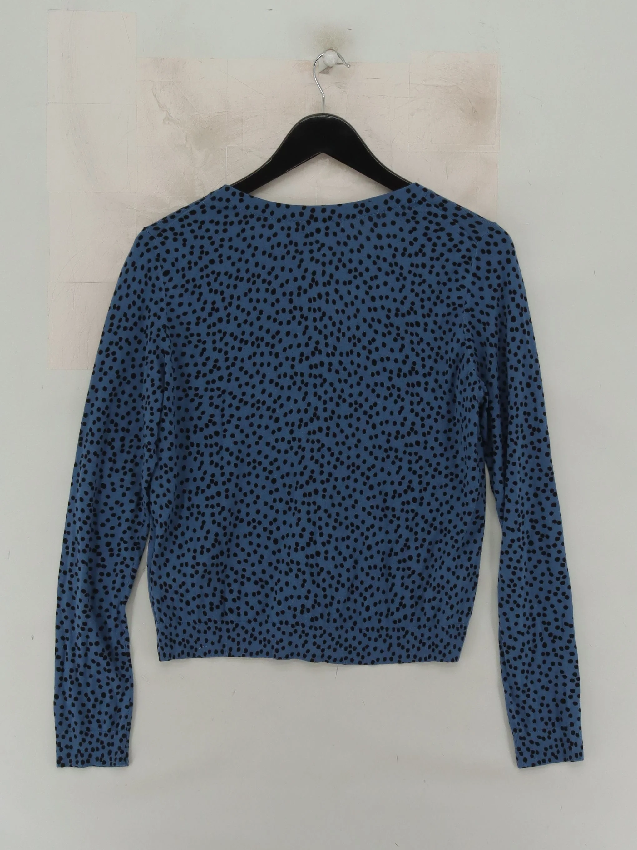 Hobbs Women's Cardigan M Blue Viscose with Cotton Cardigan - Image 2