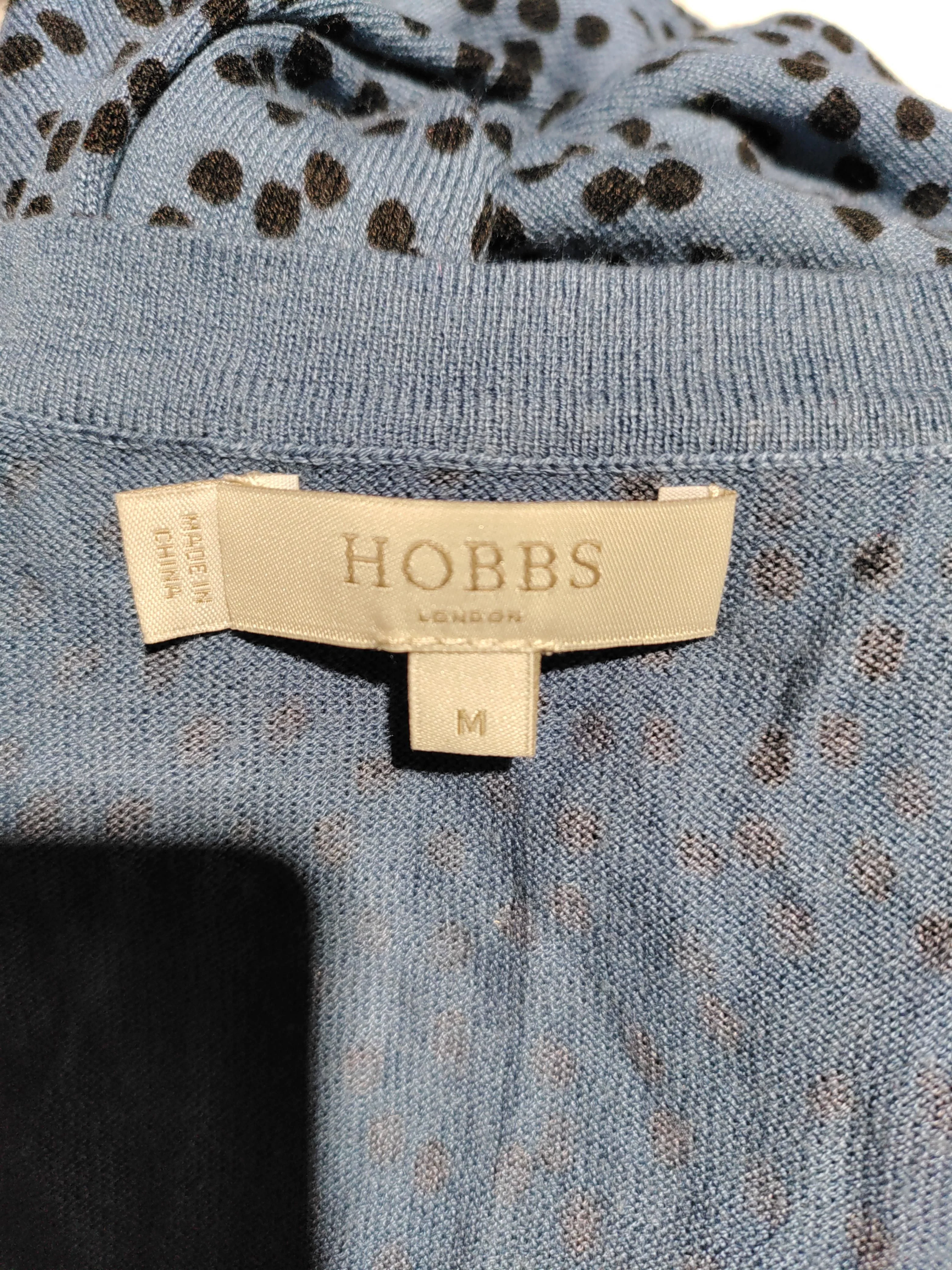 Hobbs Women's Cardigan M Blue Viscose with Cotton Cardigan - Image 5