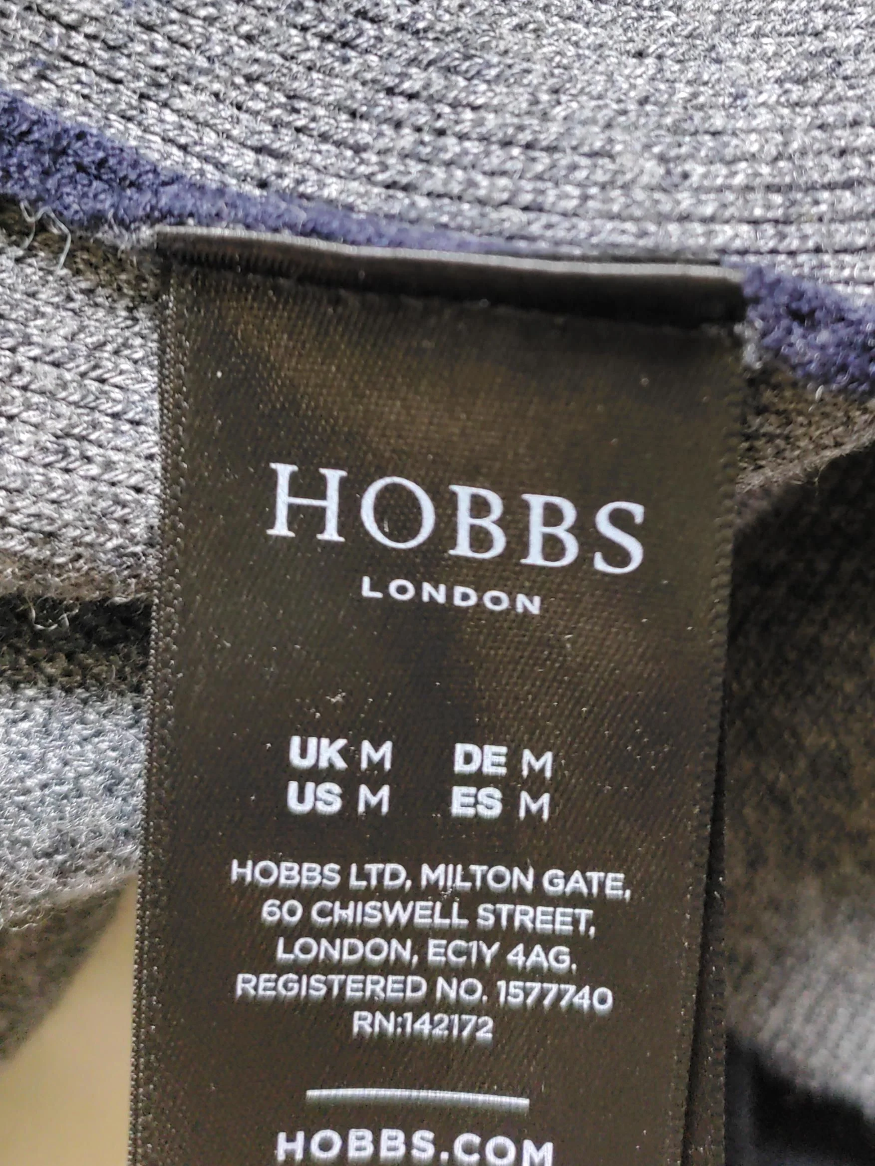 Hobbs Women's Cardigan M Blue Viscose with Wool, Polyamide, Elastane Cardigan - Image 6