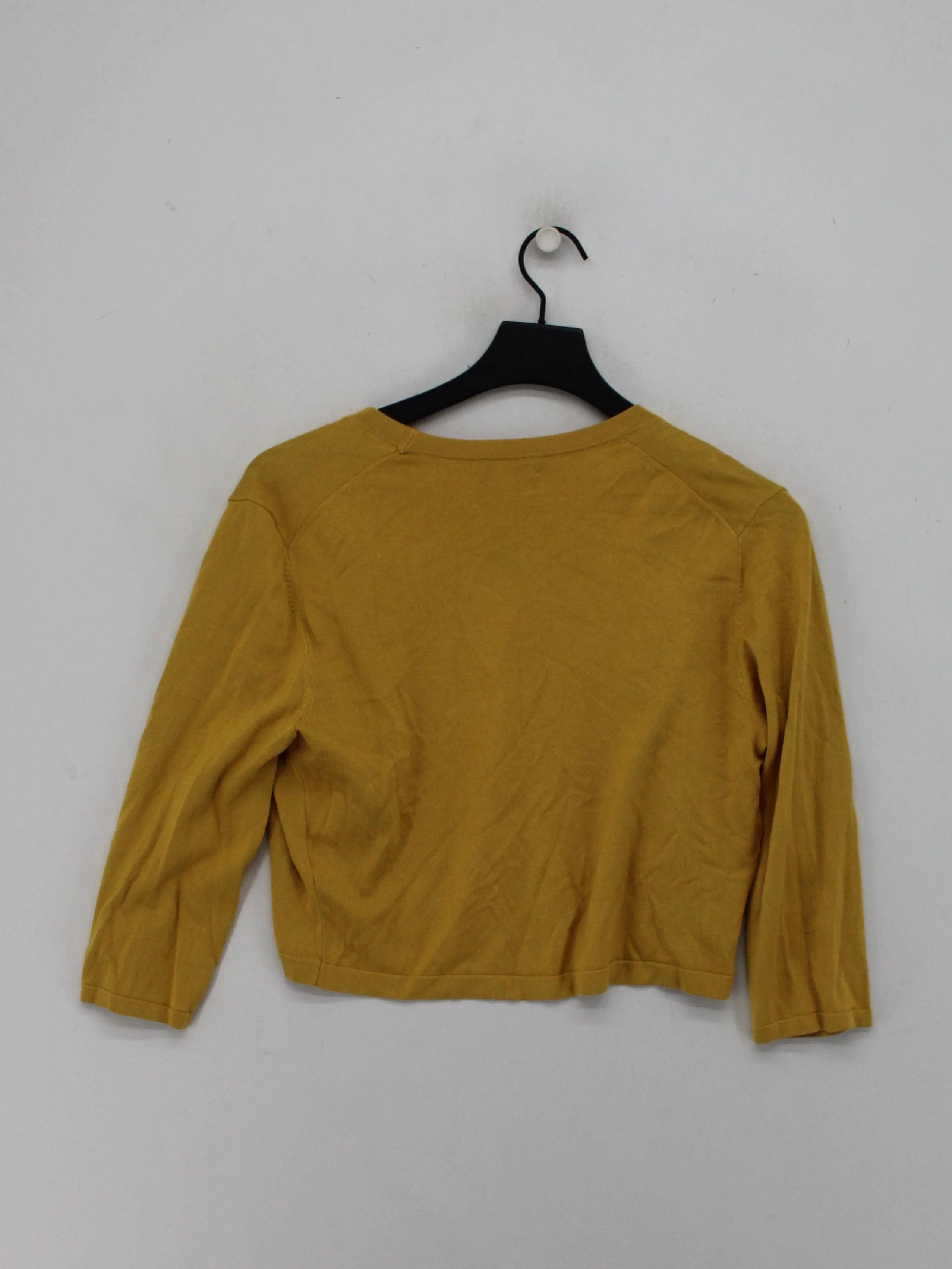 Hobbs Women's Cardigan M Yellow Polyamide with Lyocell Modal, Elastane Cardigan - Image 2