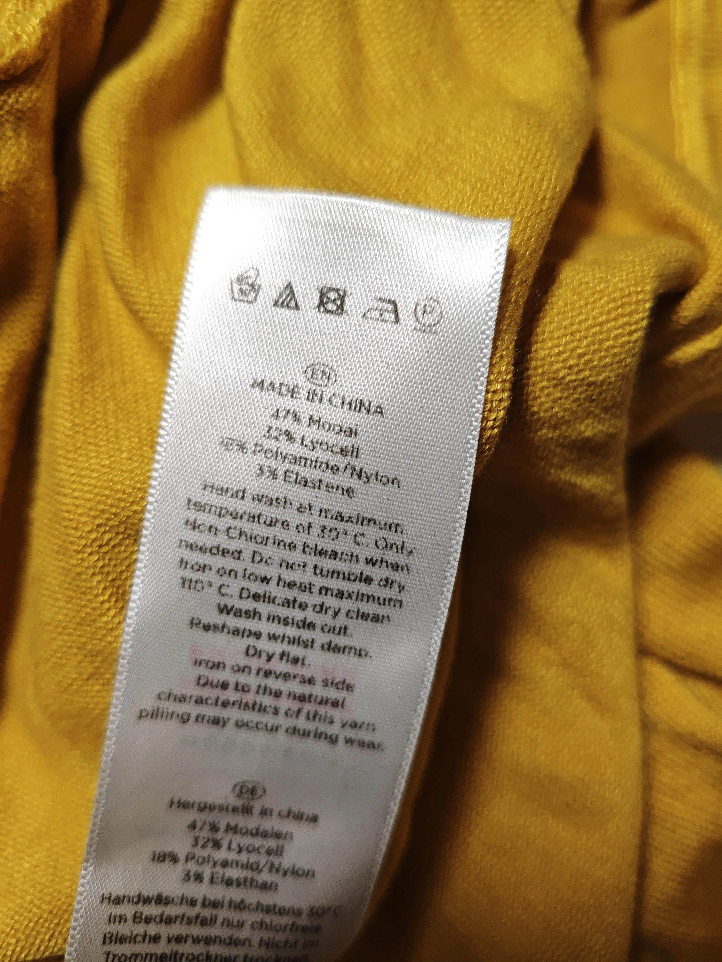 Hobbs Women's Cardigan M Yellow Polyamide with Lyocell Modal, Elastane Cardigan - Image 6