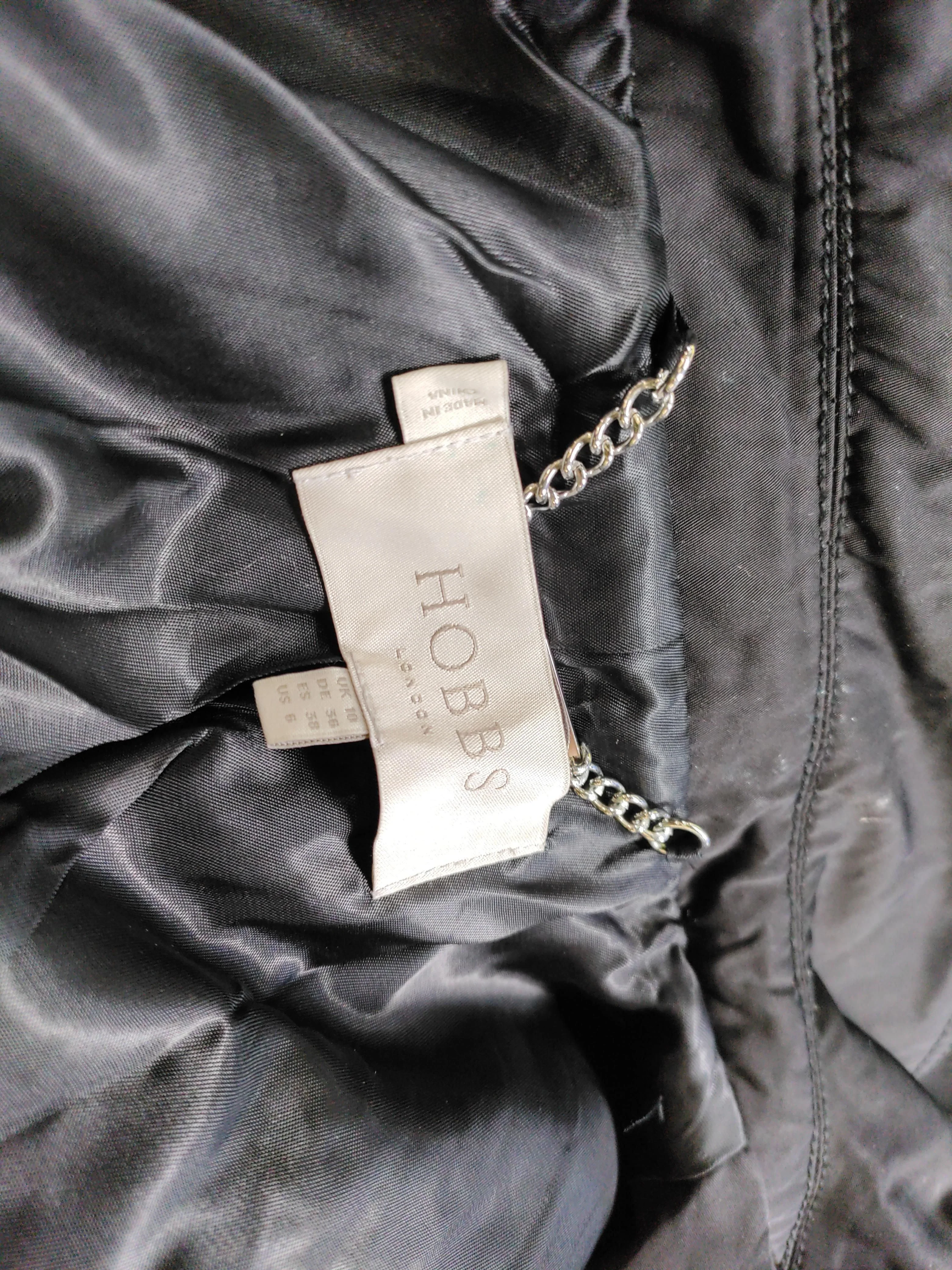 Hobbs Women's Coat UK 10 Black Polyester with Viscose Trench Coat - Image 5