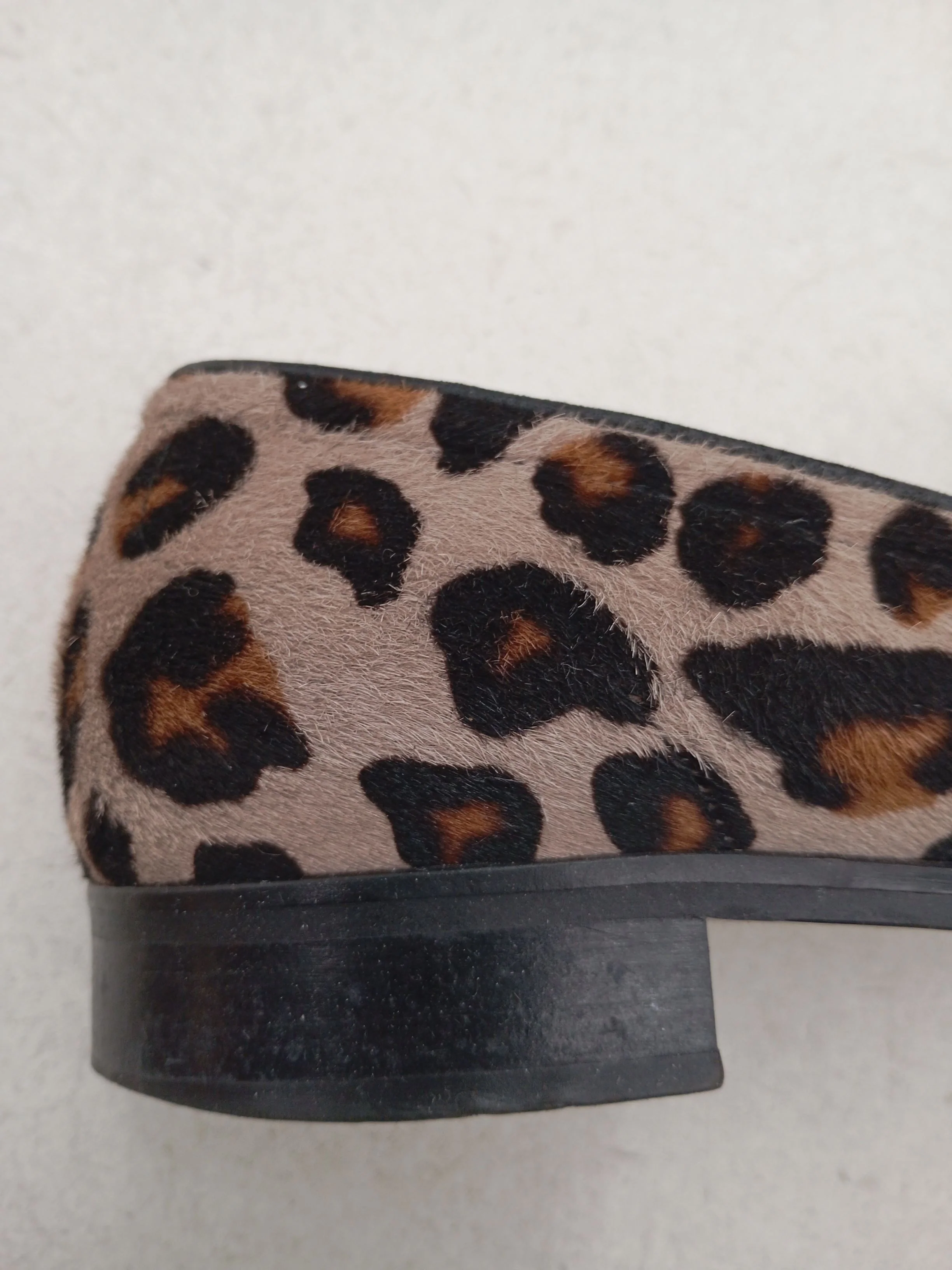 Hobbs Women's Flat Shoes UK 4 Multi Animal Print 100% Animal Fur Loafer - Image 8