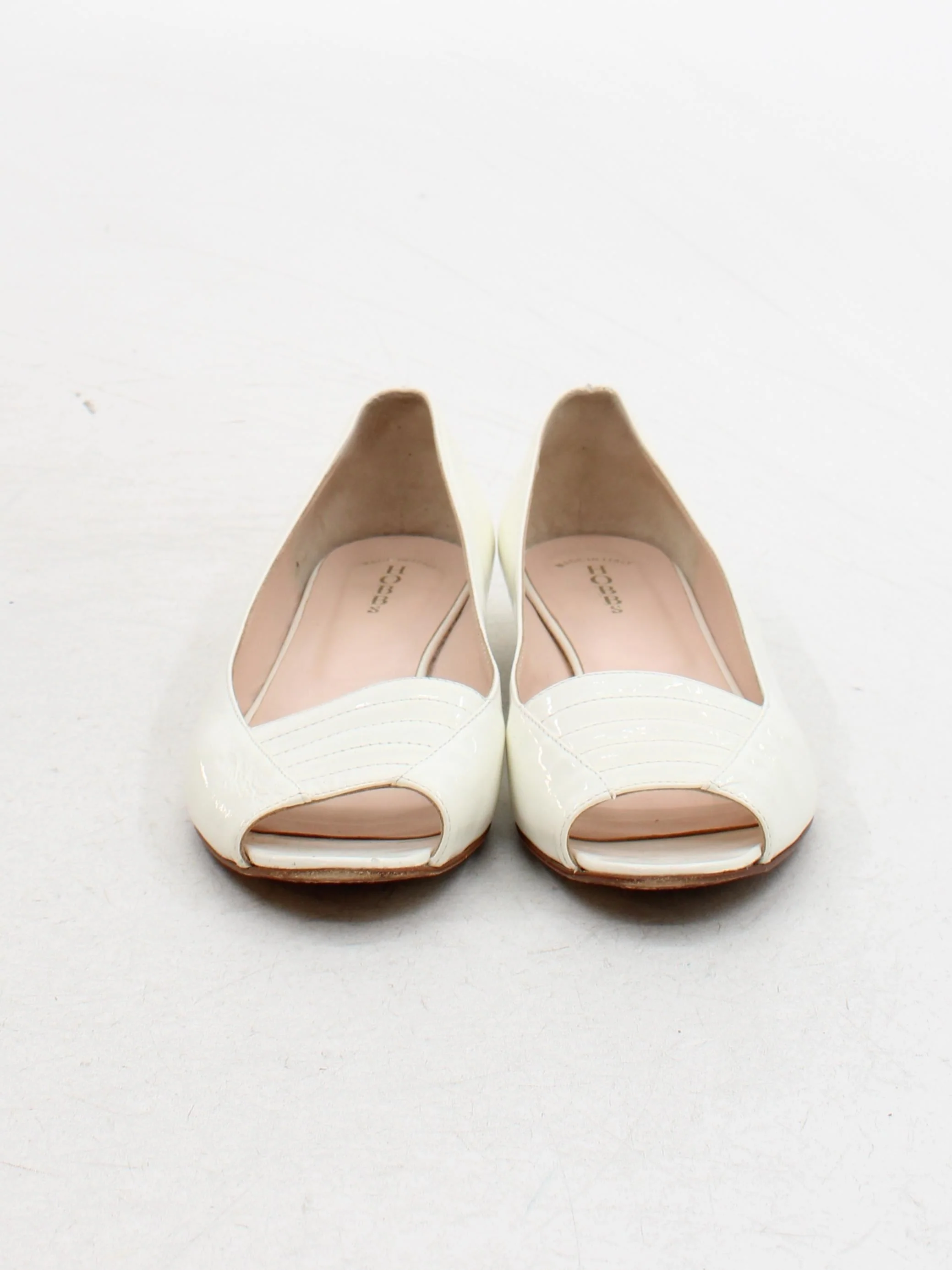 Hobbs Women's Flat Shoes UK 6 White 100% Leather Ballet - Image 2