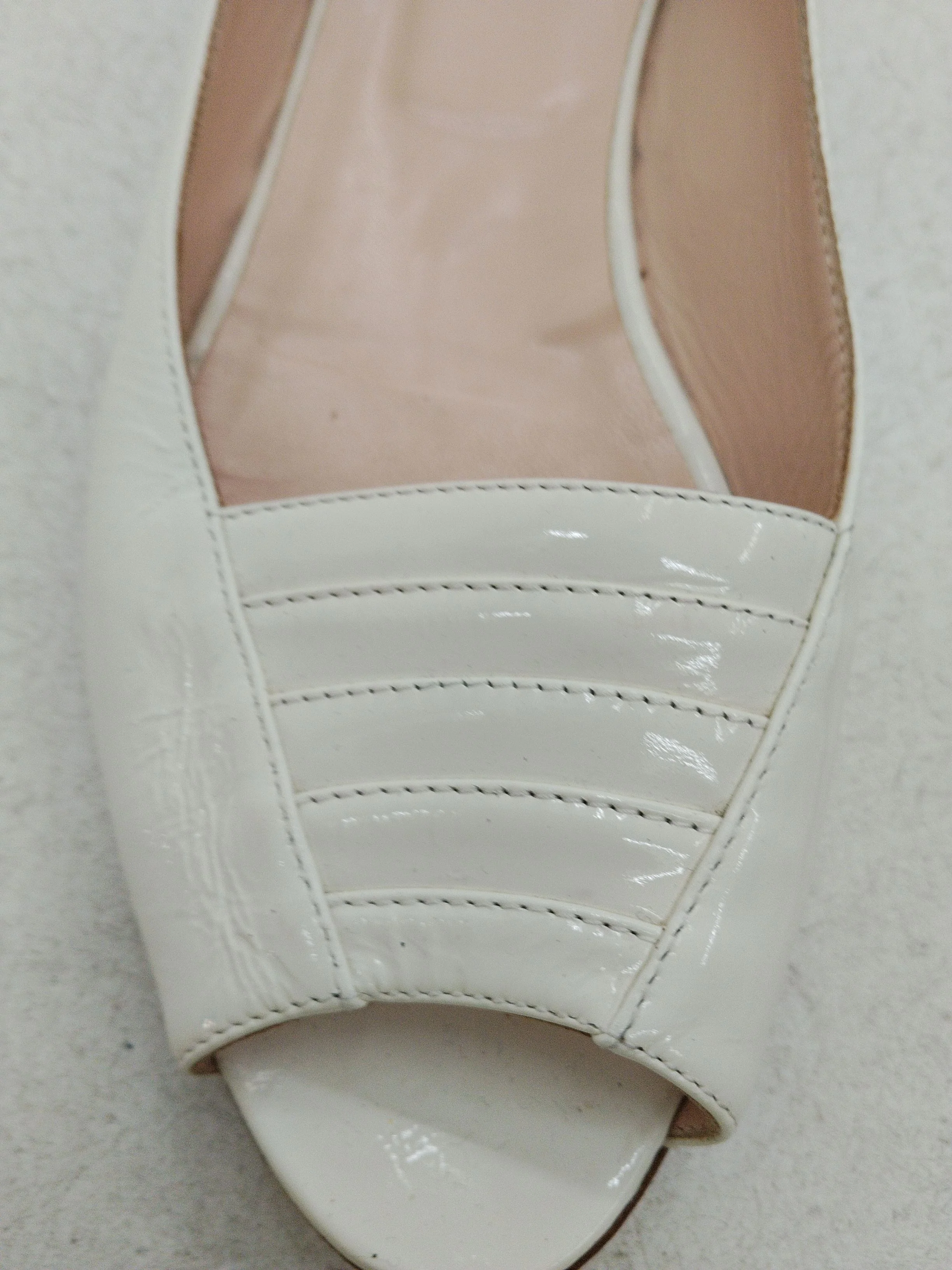 Hobbs Women's Flat Shoes UK 6 White 100% Leather Ballet - Image 8