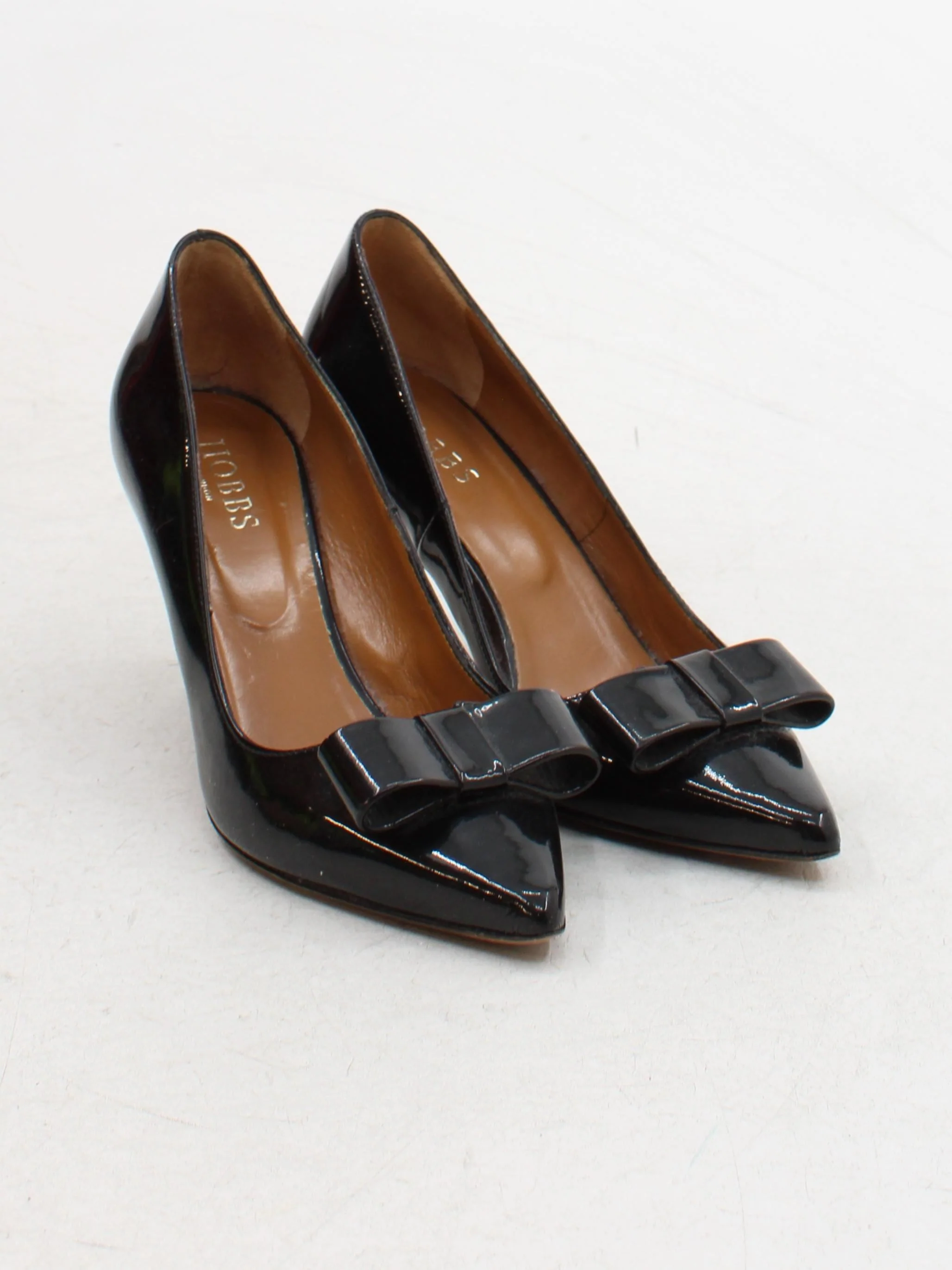 Hobbs Women's Heels UK 4 Black 100% Leather Court - Image 4