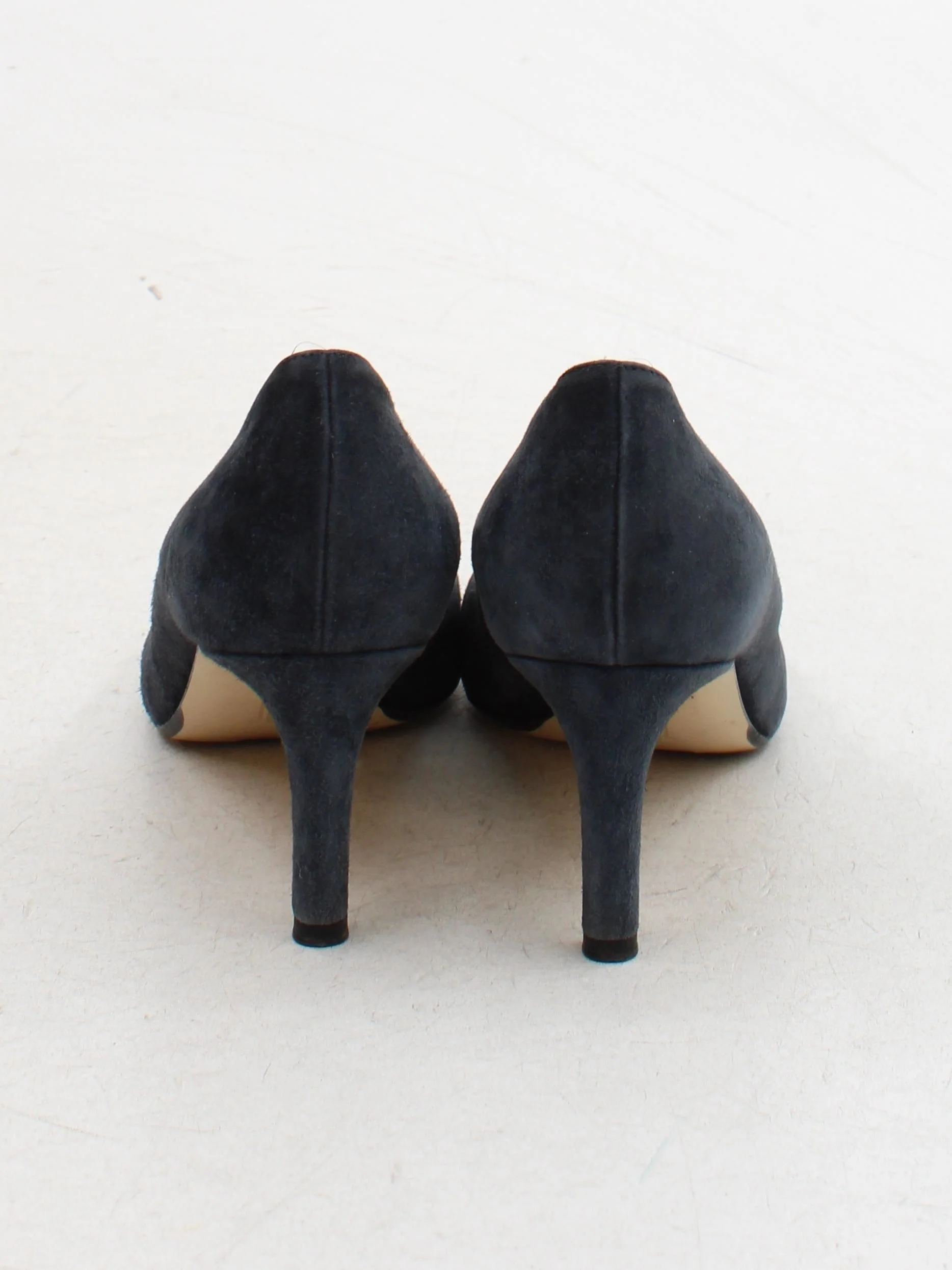 Hobbs Women's Heels UK 6.5 Blue 100% Suede Court - Image 3