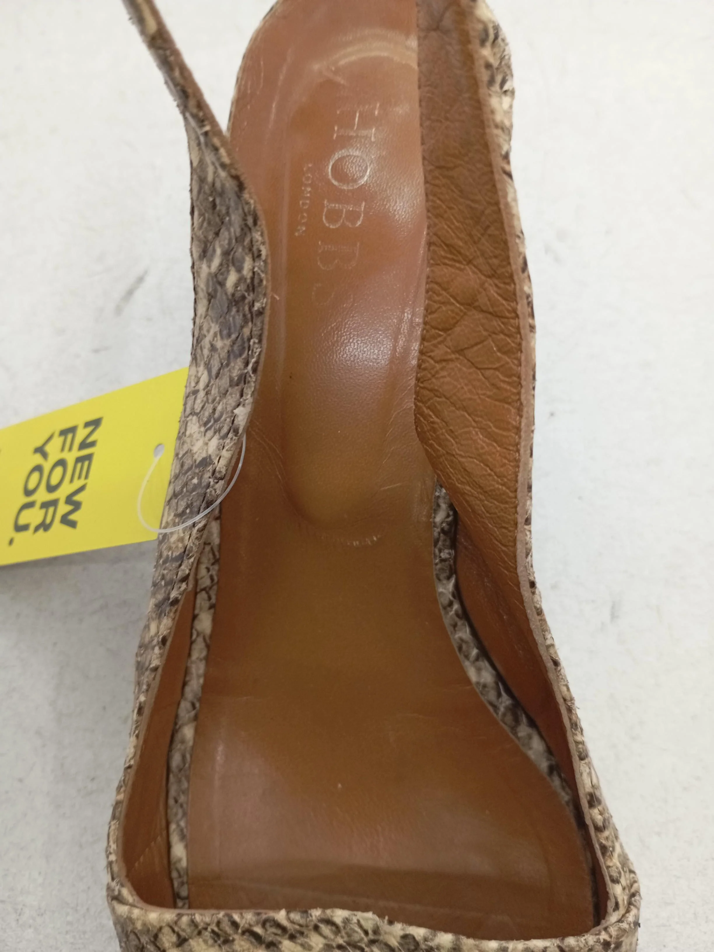 Hobbs Women's Heels UK 6 Multi Animal Print 100% Leather Strappy - Image 6