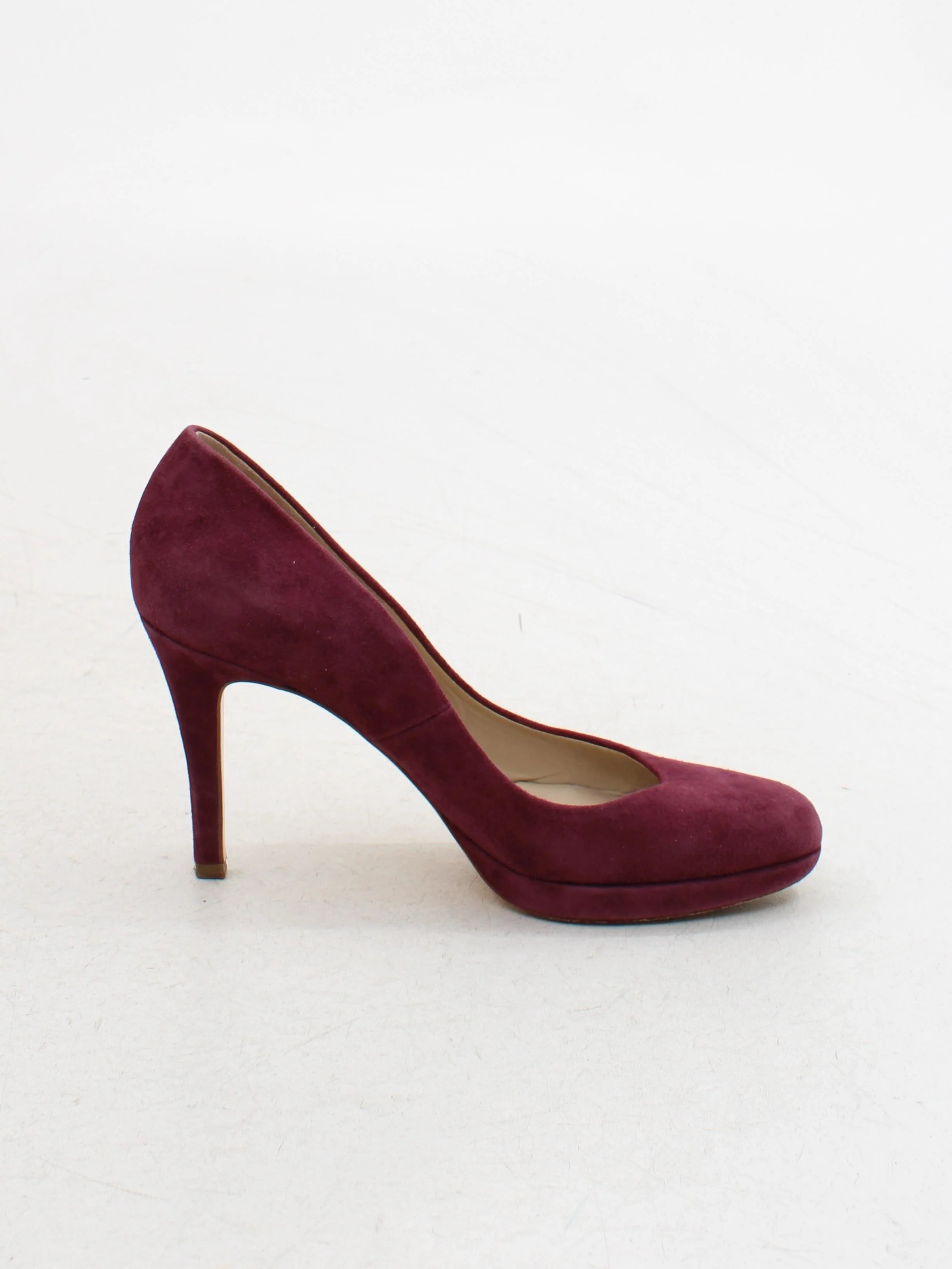 Hobbs Women's Heels UK 6 Purple Suede with Leather Court - Image 5