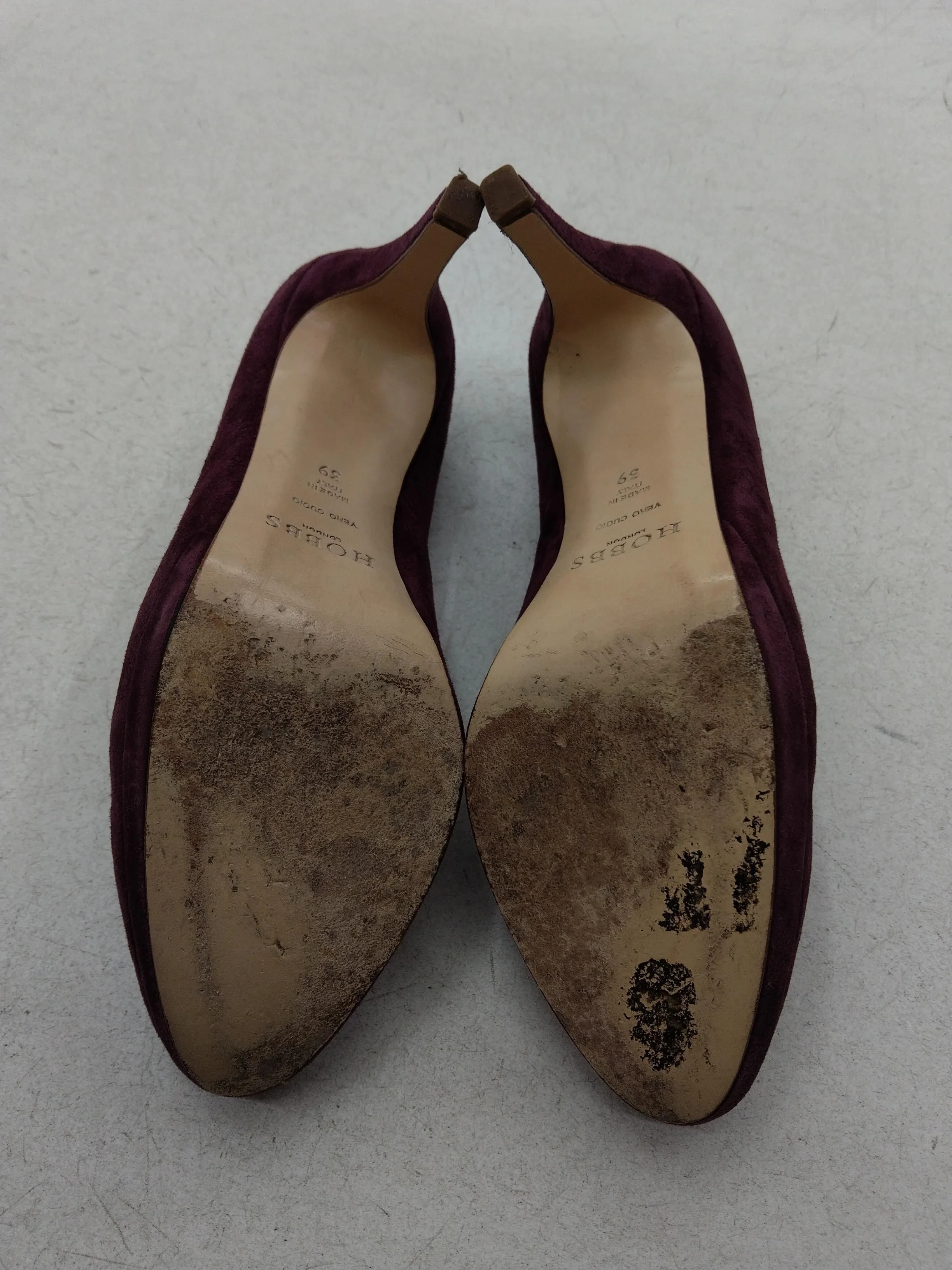 Hobbs Women's Heels UK 6 Purple Suede with Leather Court - Image 7