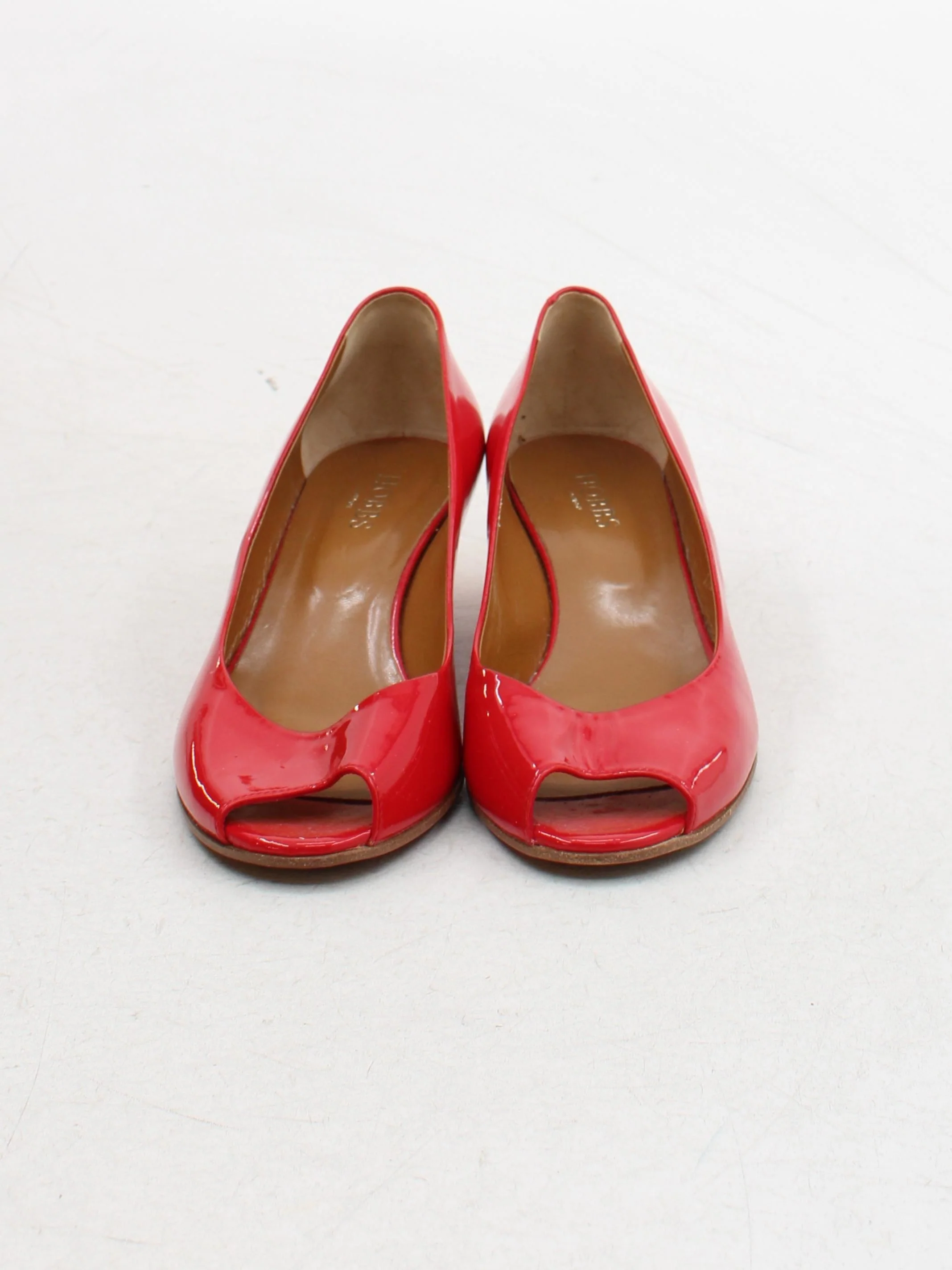 Hobbs Women's Heels UK 6 Red 100% Leather Court - Image 2