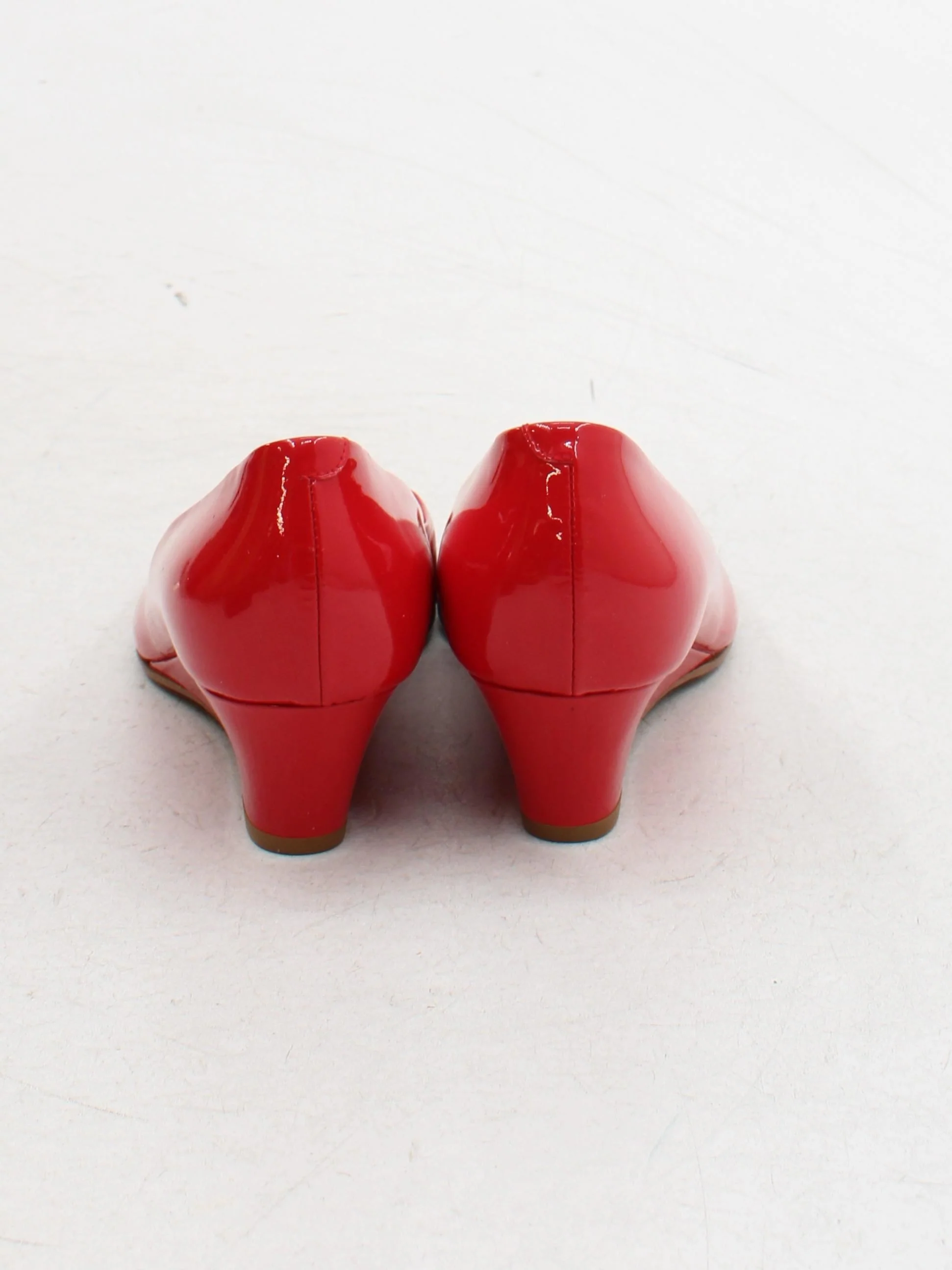 Hobbs Women's Heels UK 6 Red 100% Leather Court - Image 3