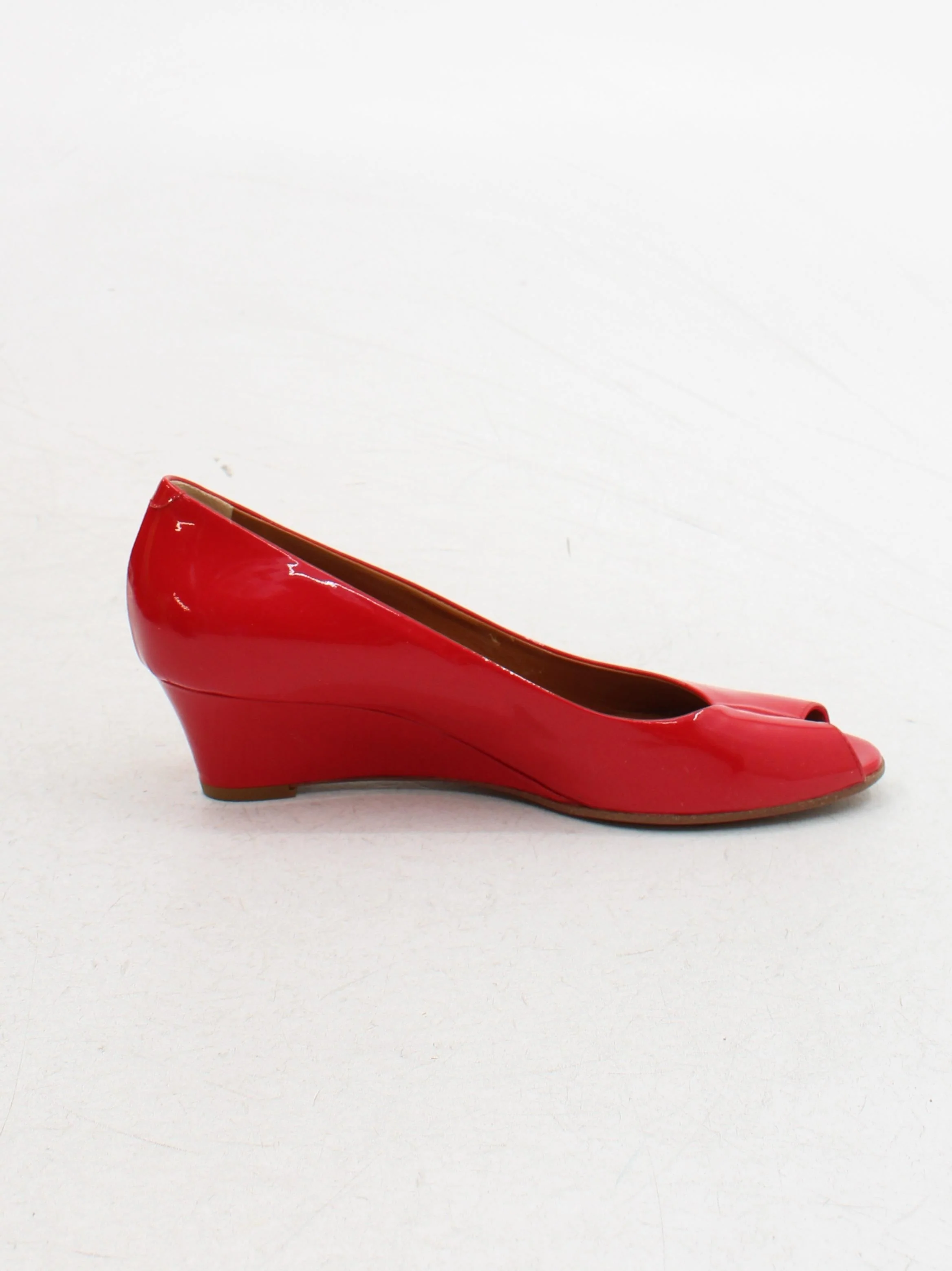 Hobbs Women's Heels UK 6 Red 100% Leather Court - Image 5