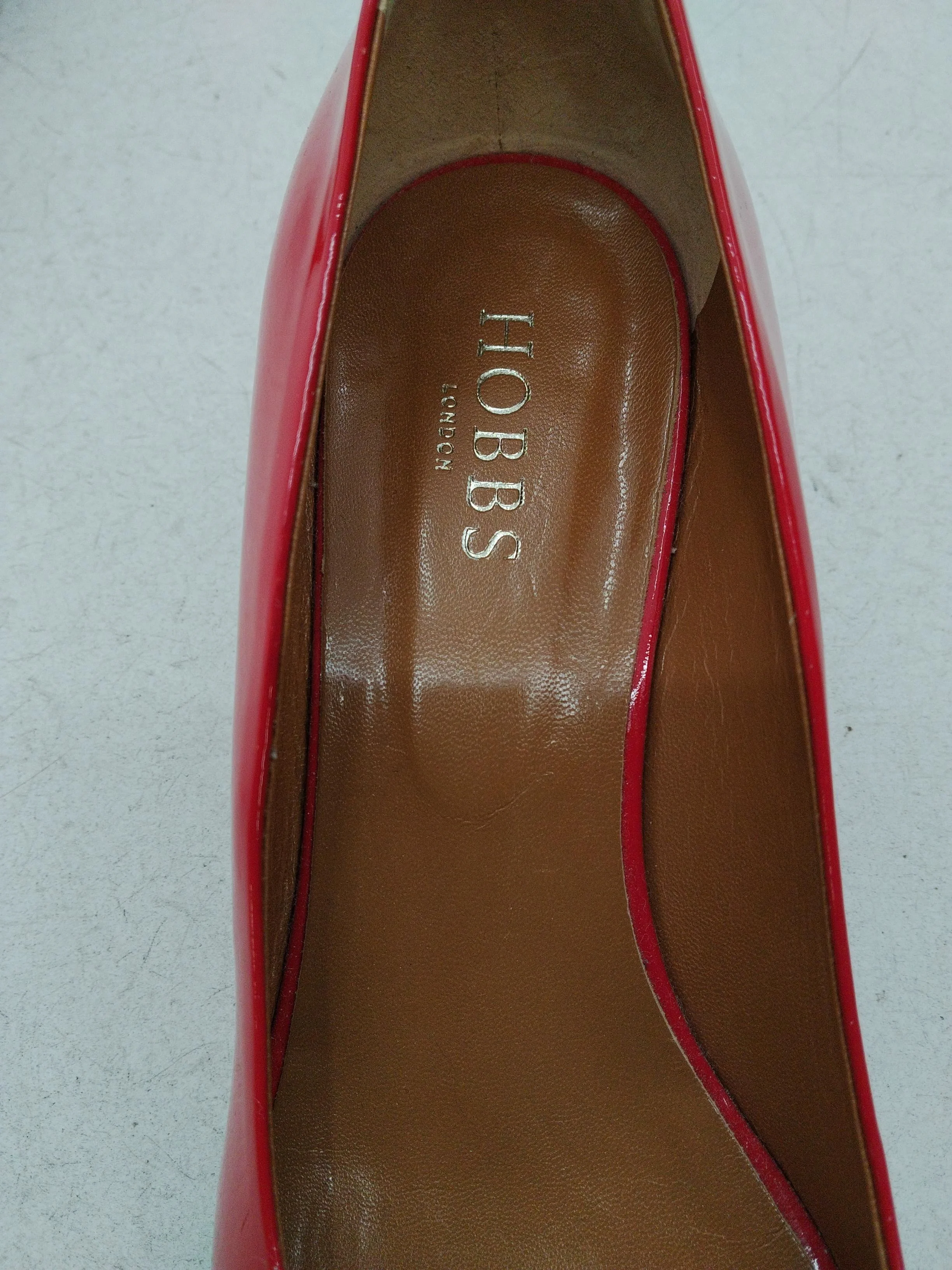 Hobbs Women's Heels UK 6 Red 100% Leather Court - Image 6