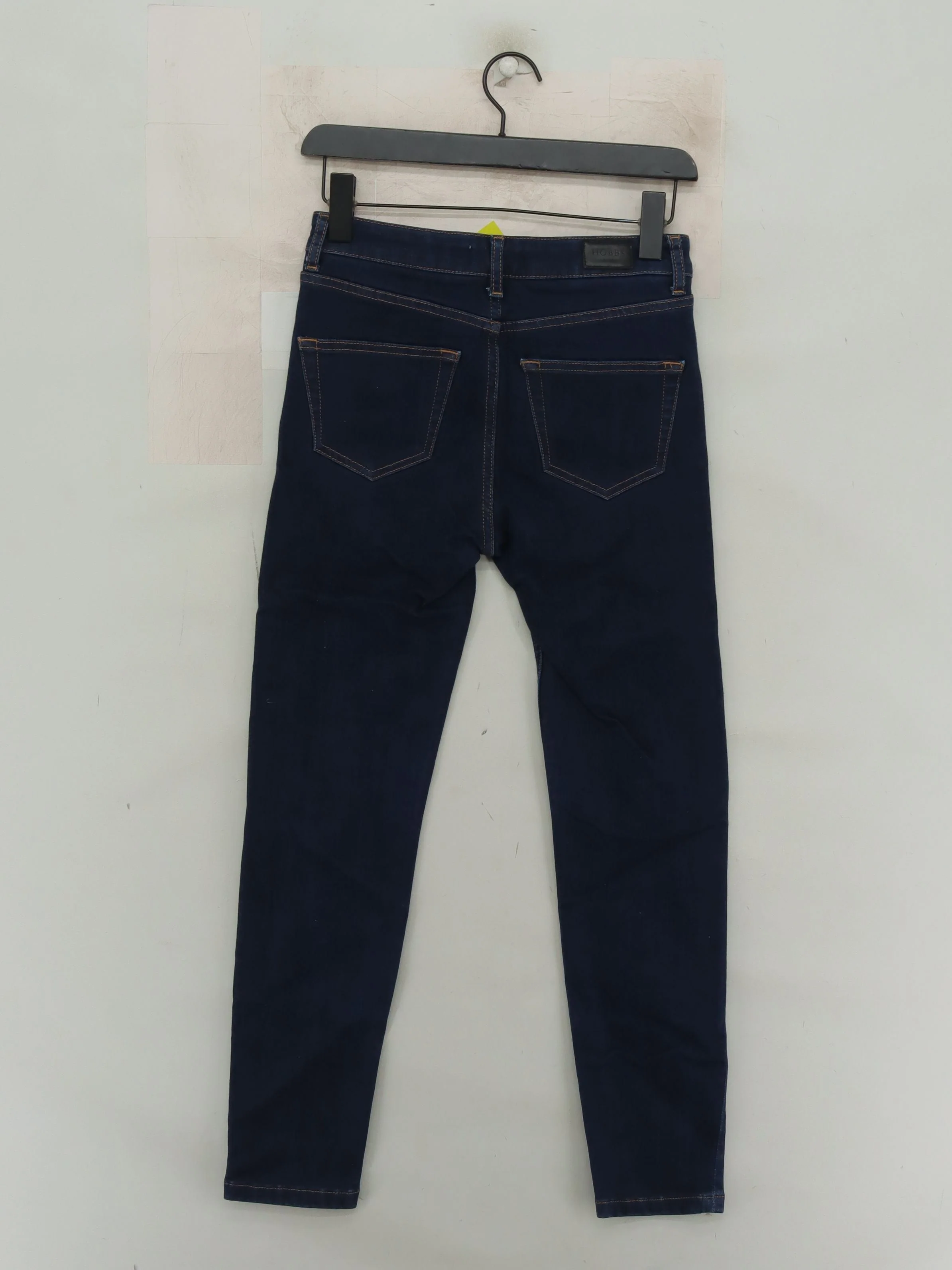 Hobbs Women's Jeans UK 8 Blue Cotton with Acrylic, Elastane Skinny - Image 2