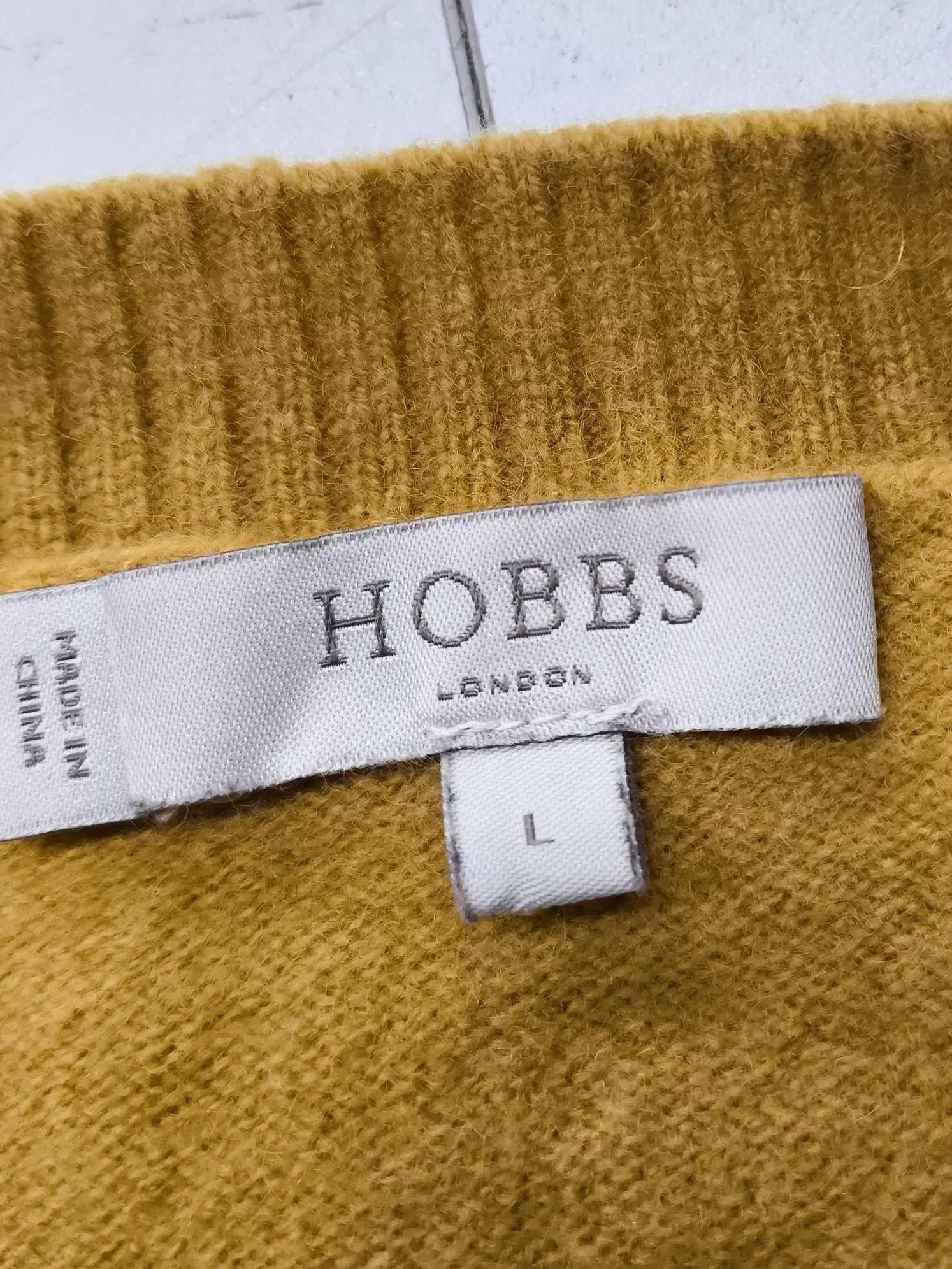 Hobbs Women's Jumper L Multi Wool with Cashmere Round Neck Pullover - Image 6