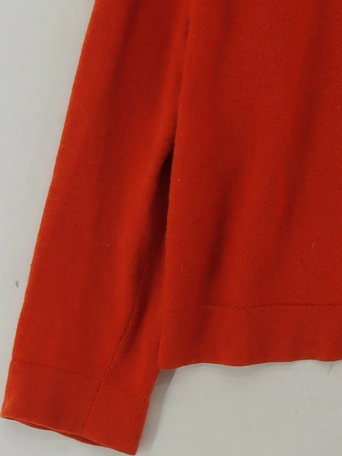Hobbs Women's Jumper L Orange Wool with Cashmere Roll Neck Pullover - Image 4