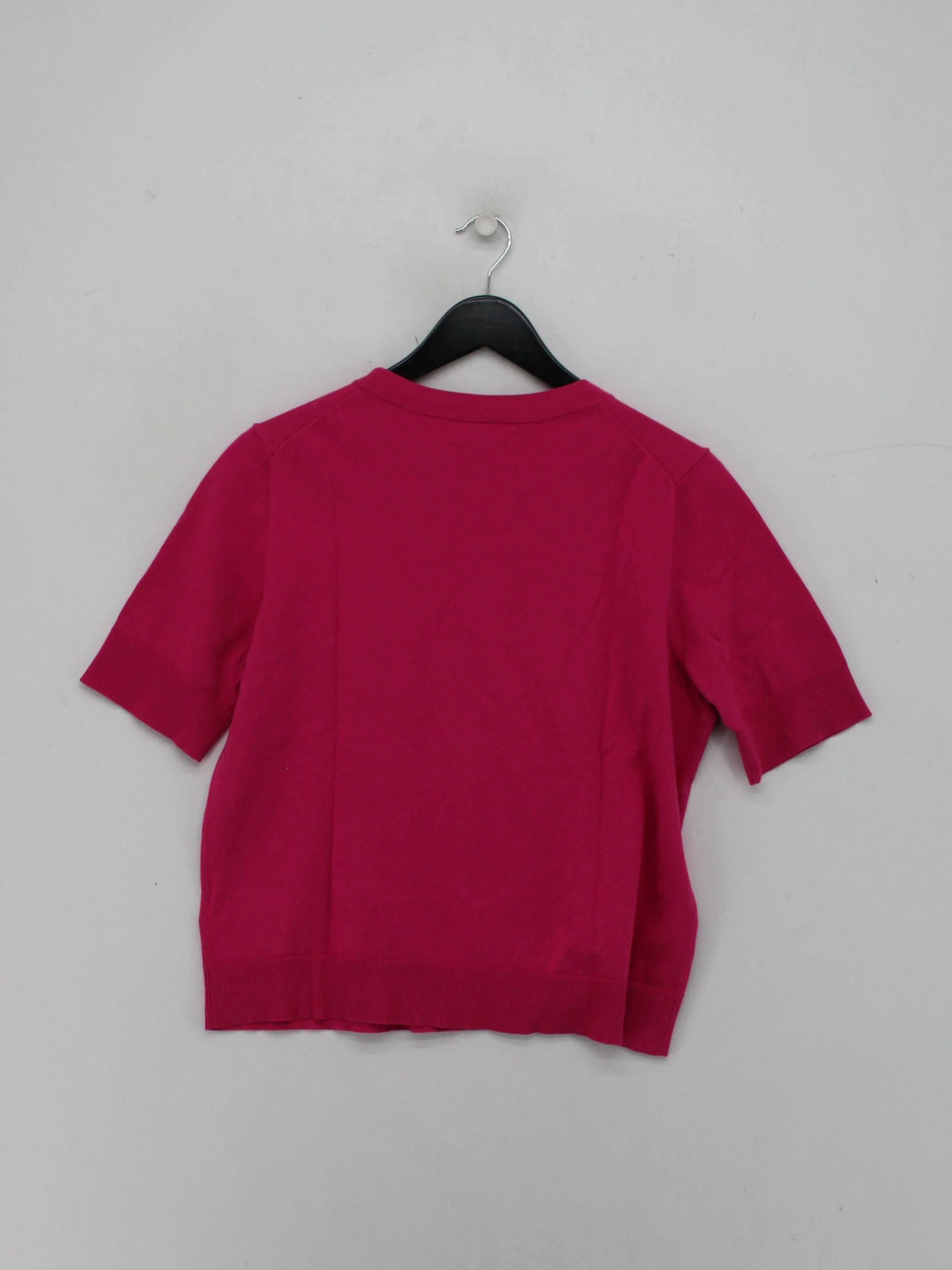 Hobbs Women's Jumper L Pink 100% Other Crew Neck Pullover - Image 2