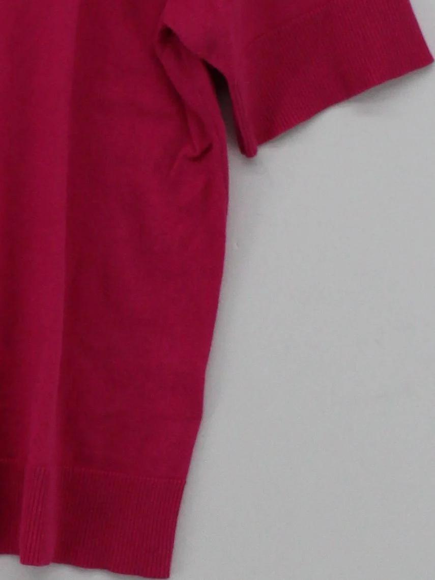 Hobbs Women's Jumper L Pink 100% Other Crew Neck Pullover - Image 4