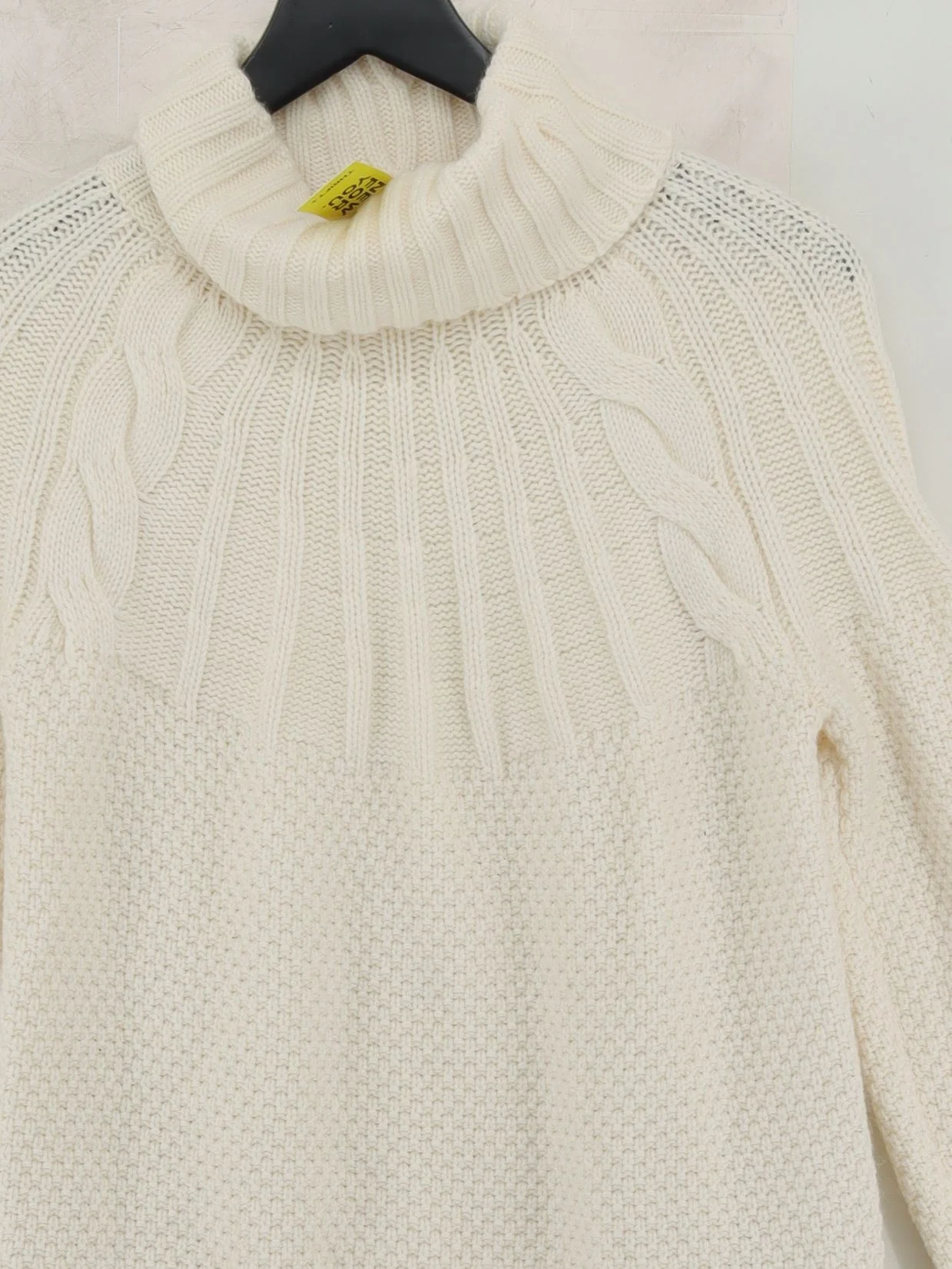 Hobbs Women's Jumper M Cream Polyamide with Wool, Cotton, Other Pullover - Image 3