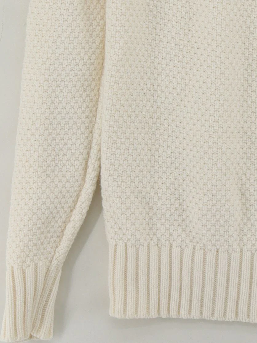 Hobbs Women's Jumper M Cream Polyamide with Wool, Cotton, Other Pullover - Image 4