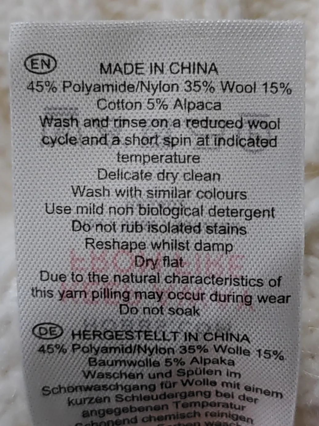 Hobbs Women's Jumper M Cream Polyamide with Wool, Cotton, Other Pullover - Image 6