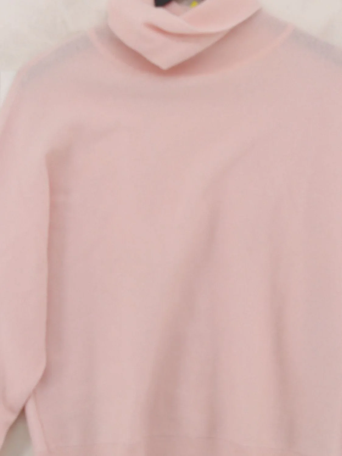 Hobbs Women's Jumper S Pink 100% Cashmere Roll Neck Pullover - Image 3